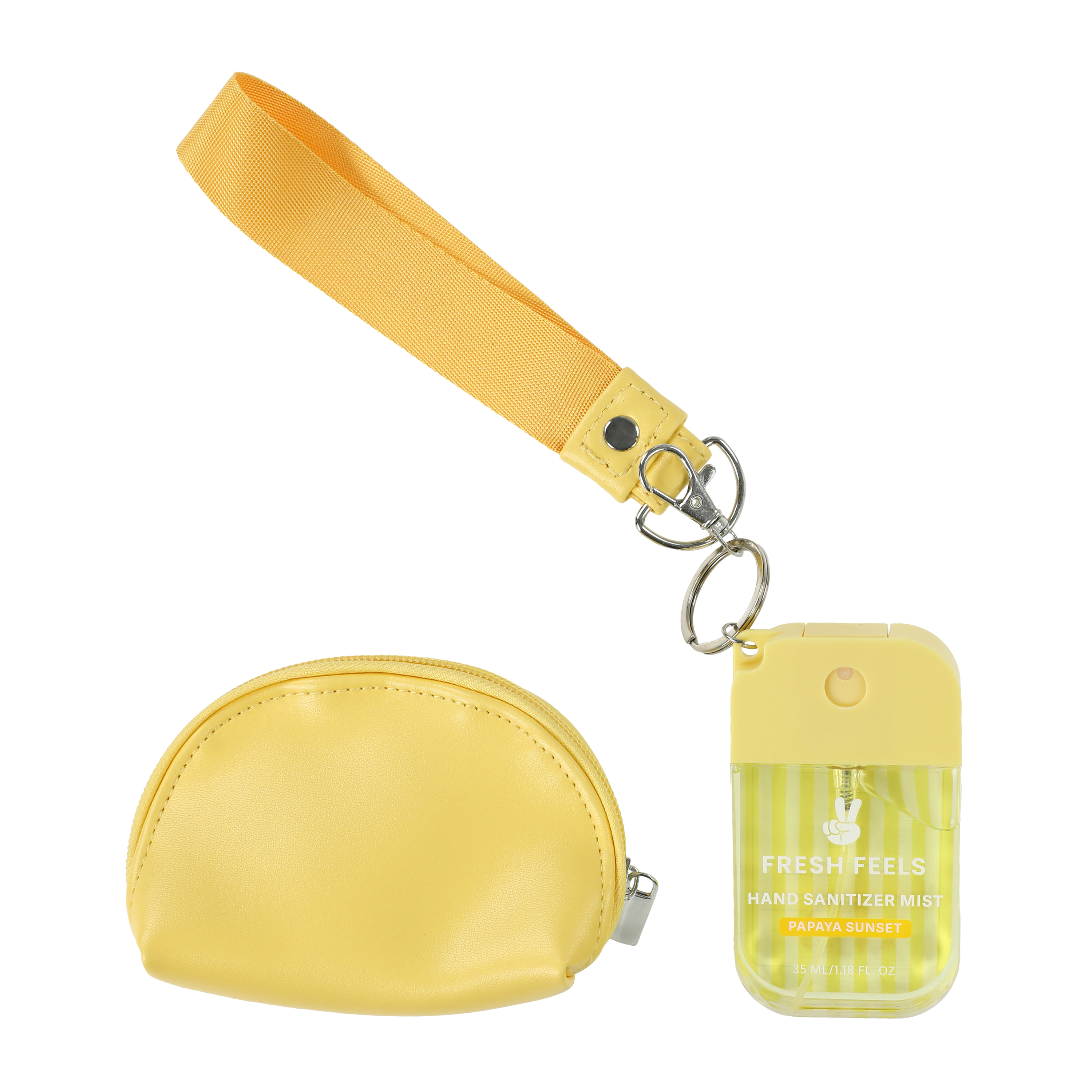 Hot Girl Fresh Feels Papaya Sunset Keychain Bag Spray Set