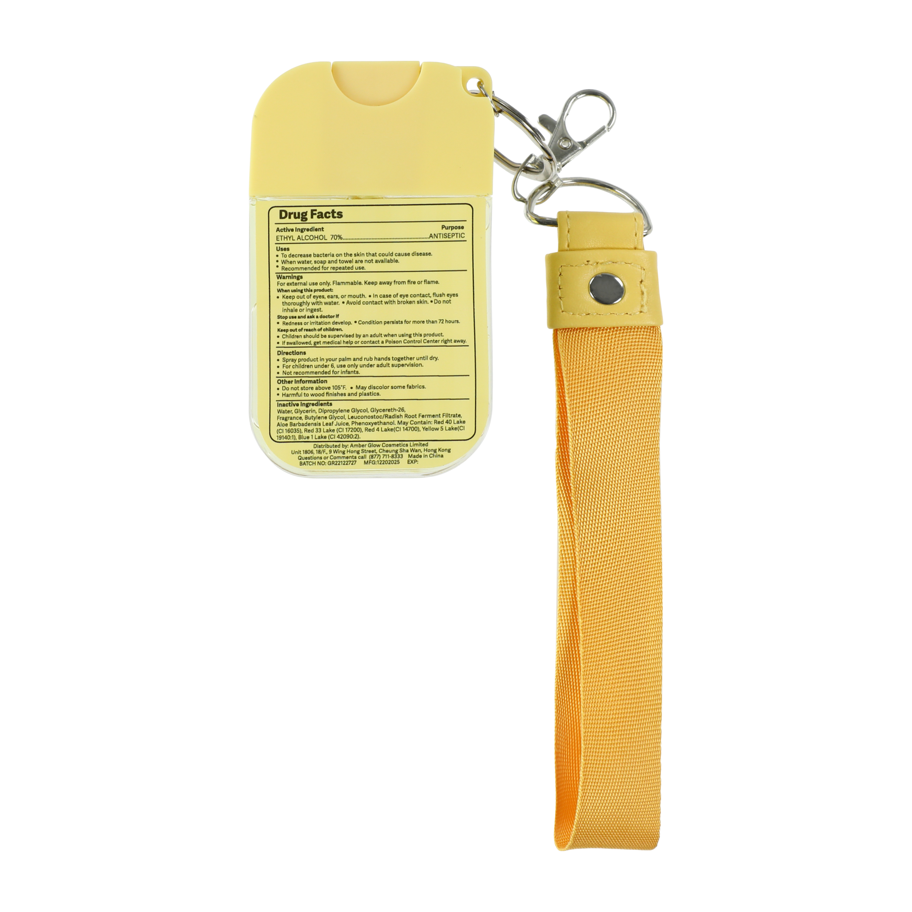 Hot Girl Fresh Feels Papaya Sunset Keychain Bag Spray Set