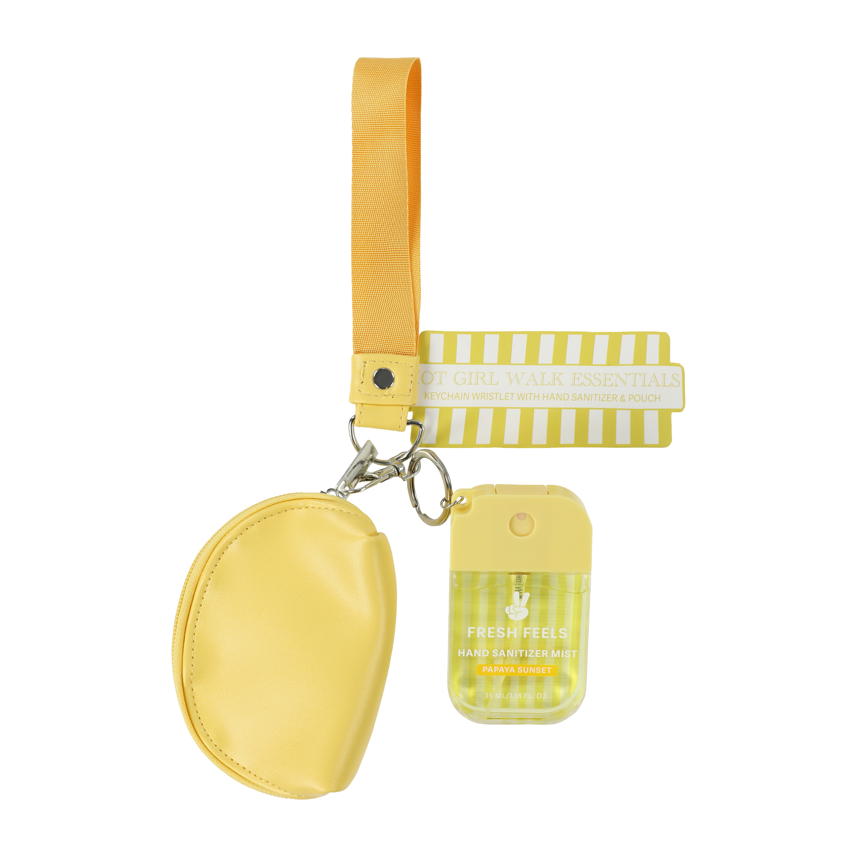 Hot Girl Fresh Feels Papaya Sunset Keychain Bag Spray Set