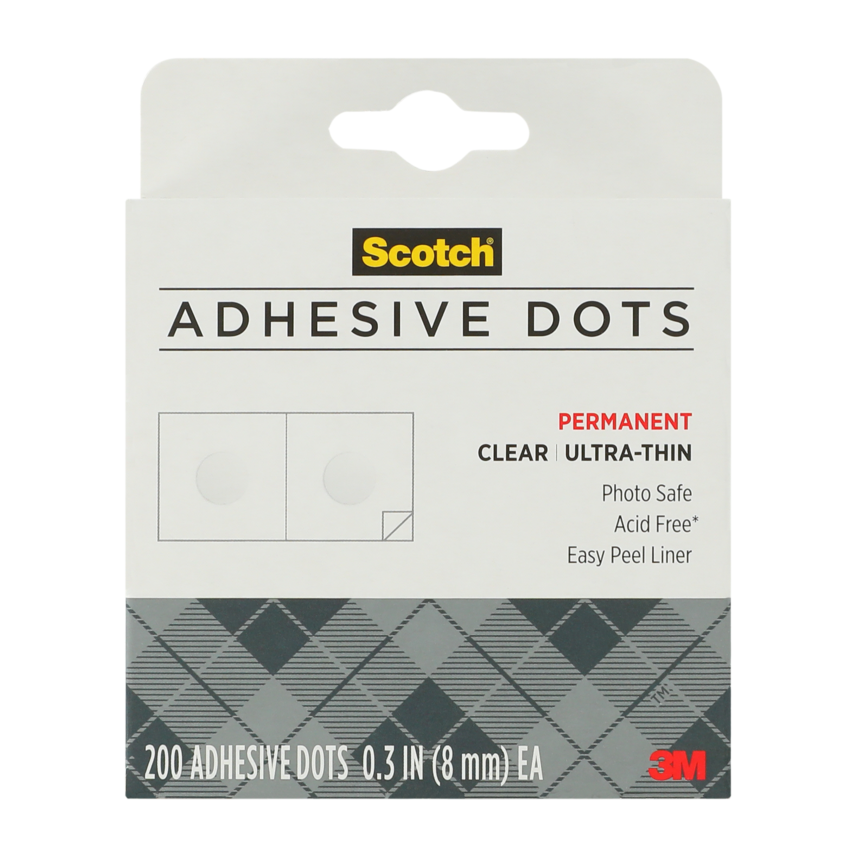 Scotch® Adhesive Dots 200-Pack