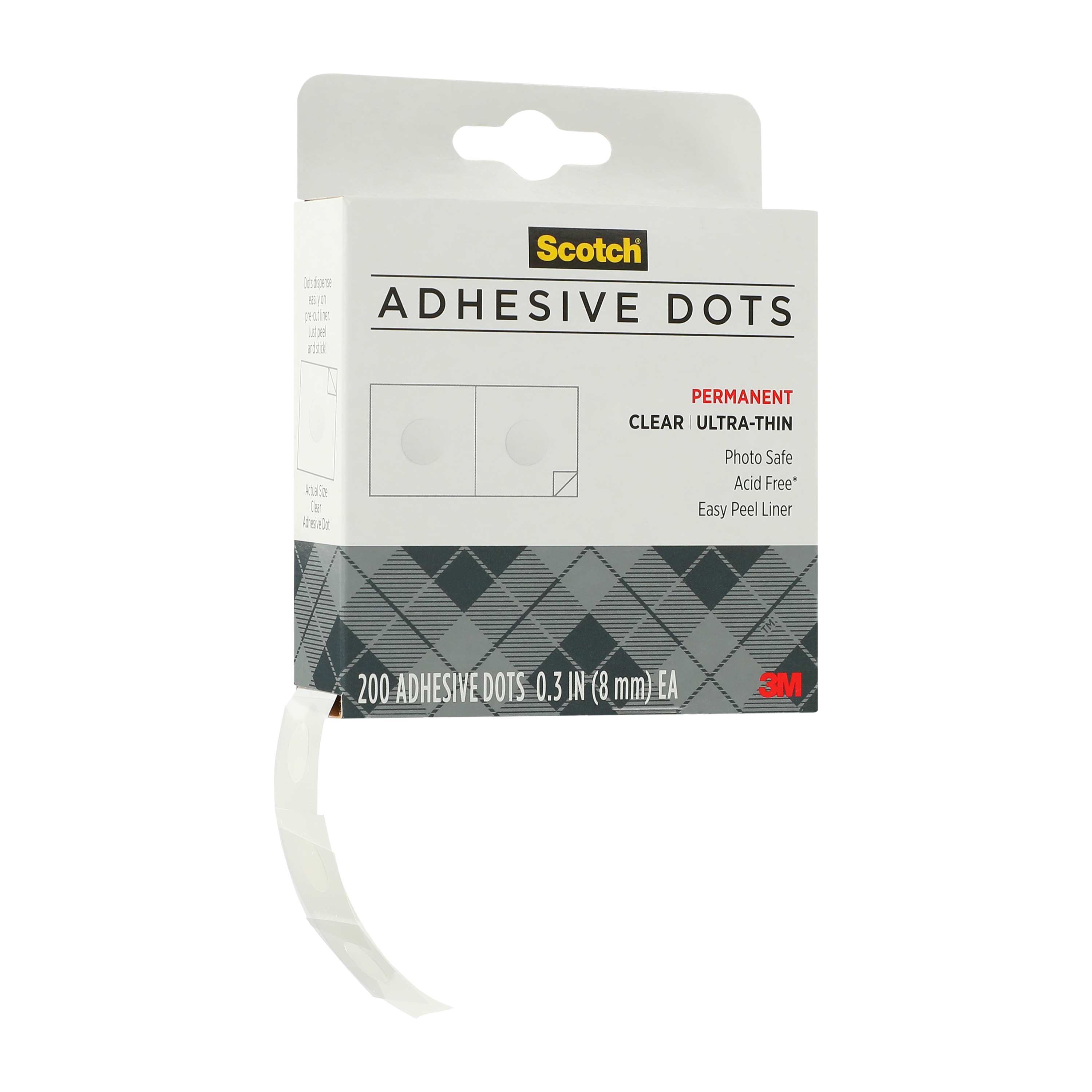 Scotch® Adhesive Dots 200-Pack