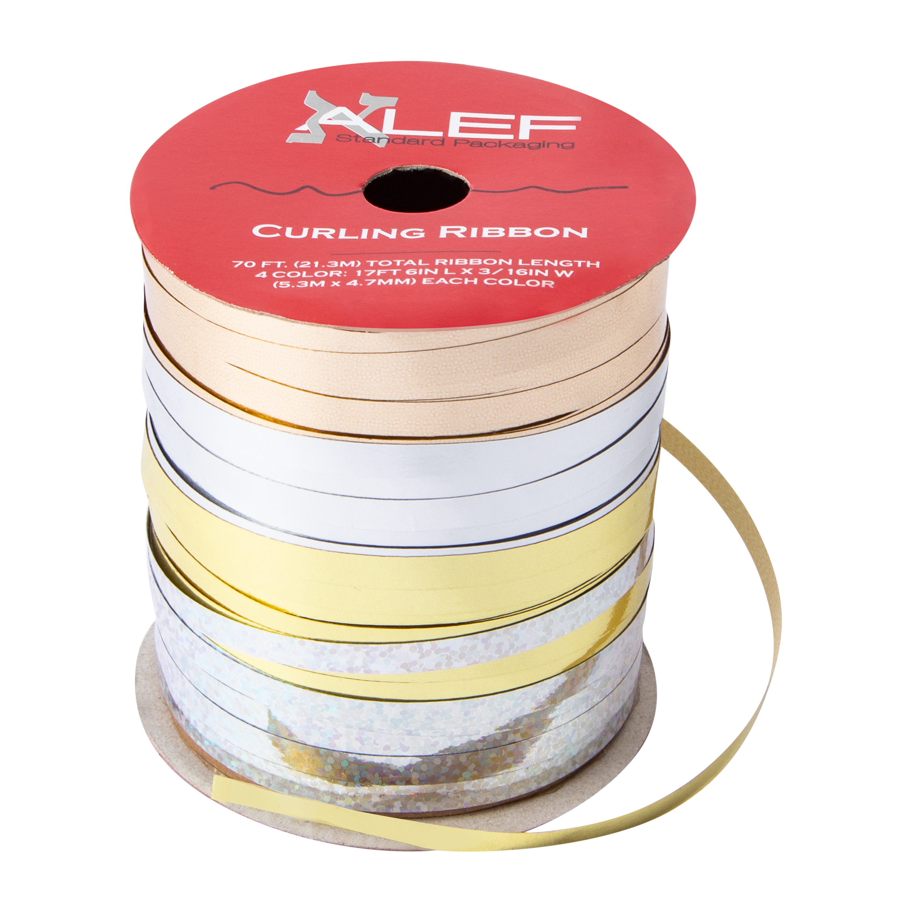 Alef Christmas Curling Ribbon 70ft. (Styles May Vary)