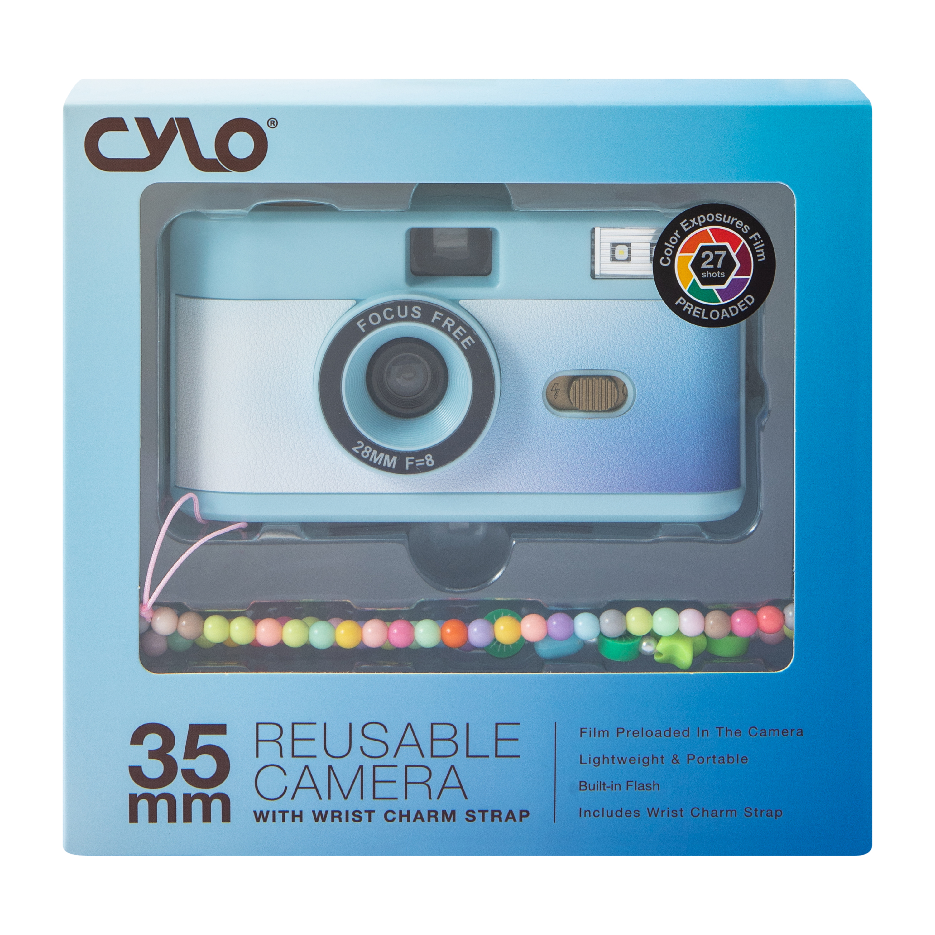Cylo® 35mm Reusable Camera With Wrist Charm Strap