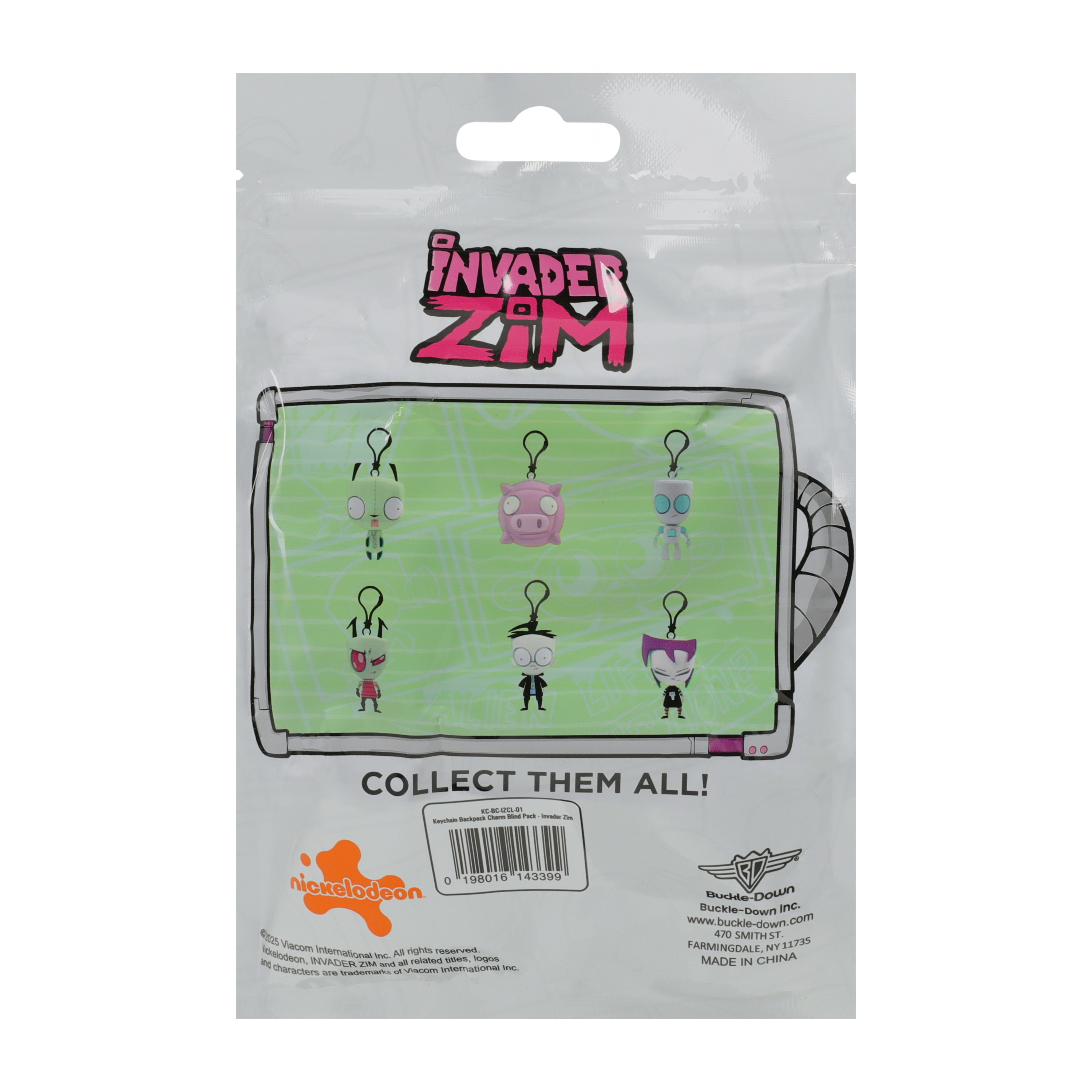 Invader Zim Mystery Keychain (Styles May Vary)