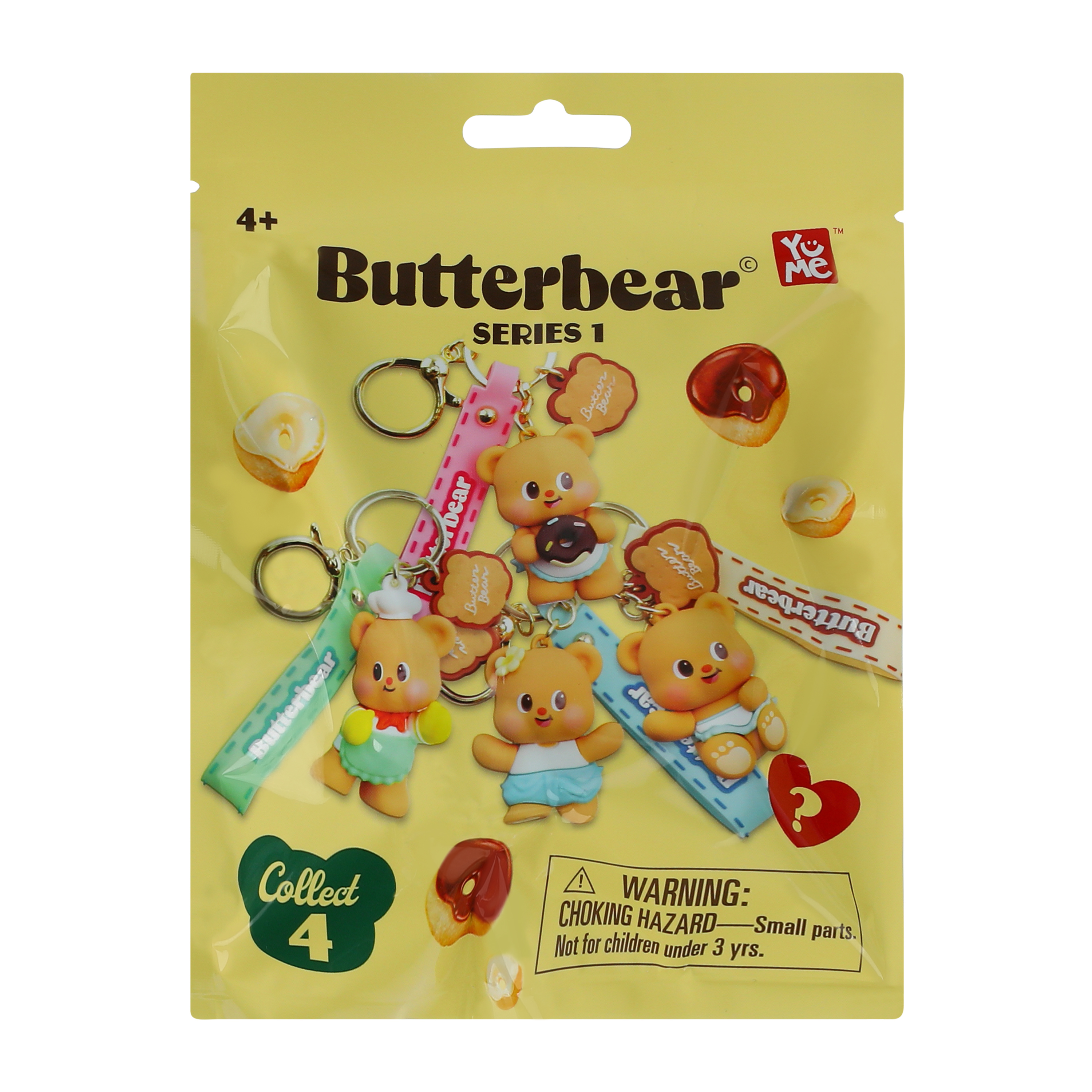 Butterbear Keychain (Styles May Vary)