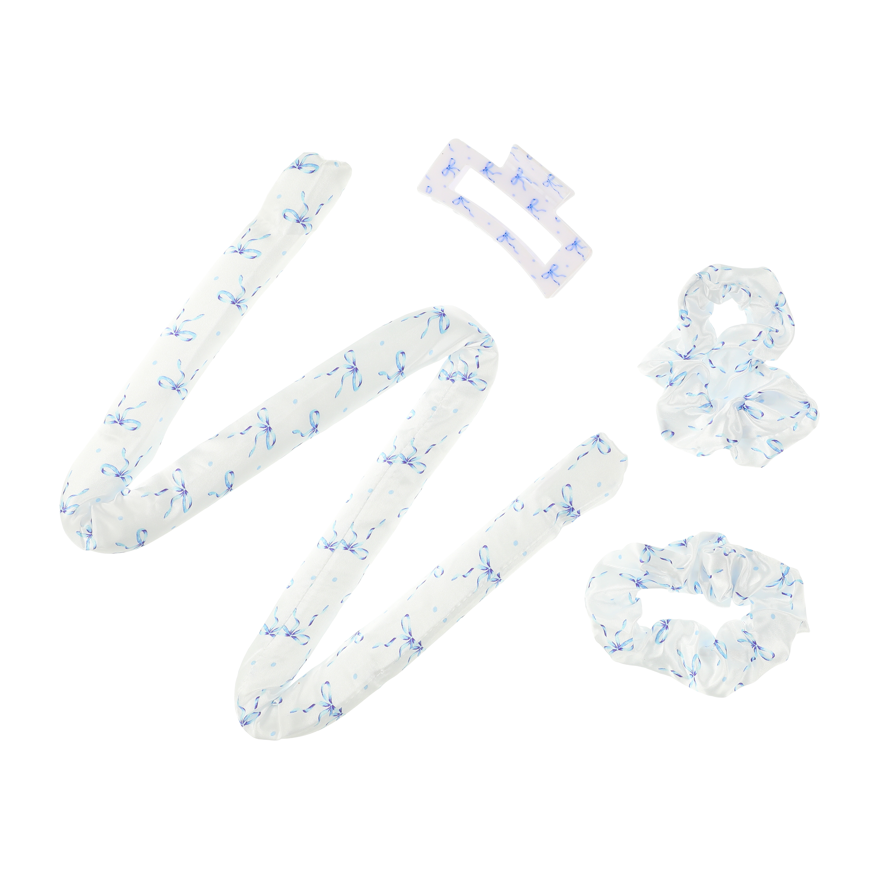 Satin Hair Curler Set 4-Pack