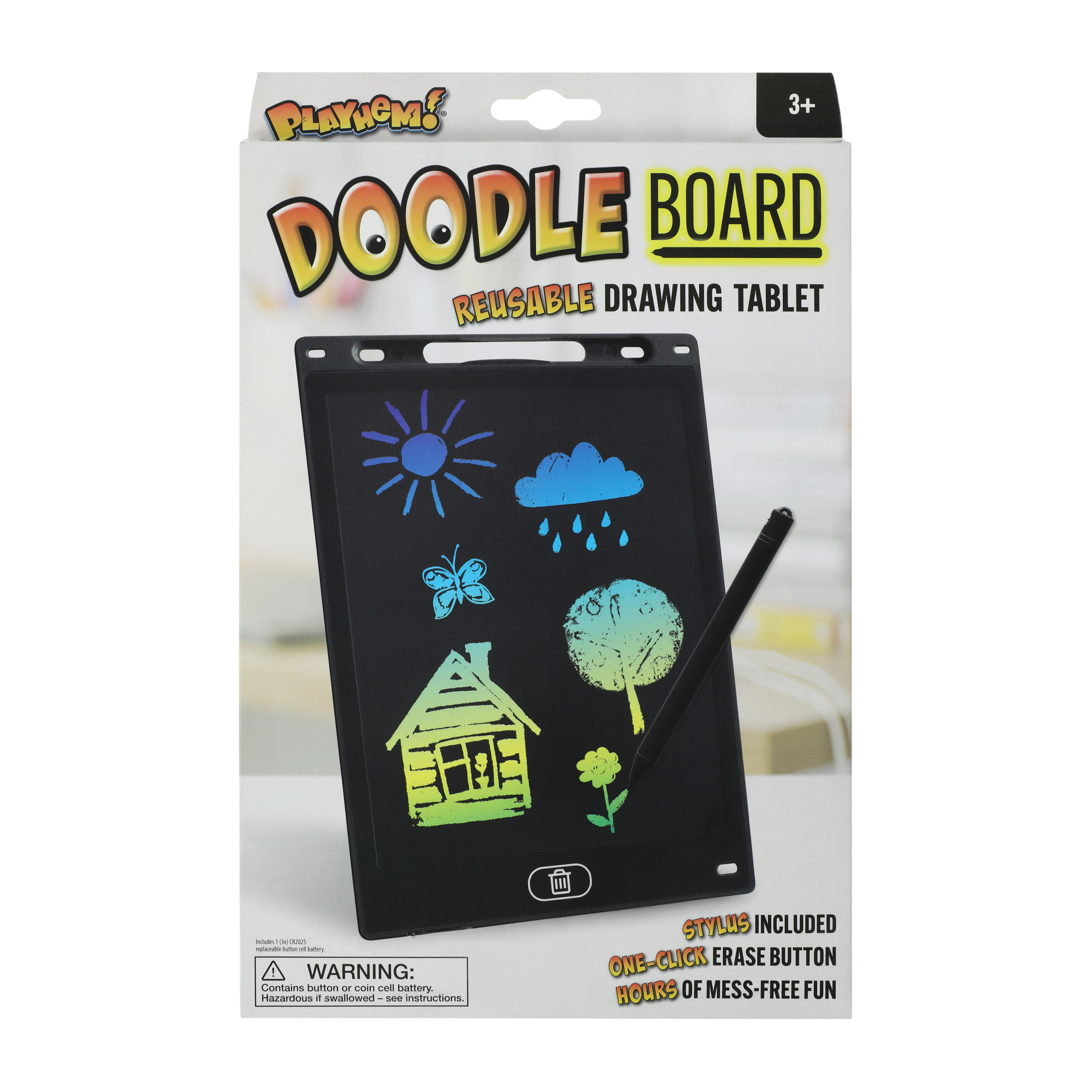 Playhem!® Doodle Board Reusable Drawing Tablet