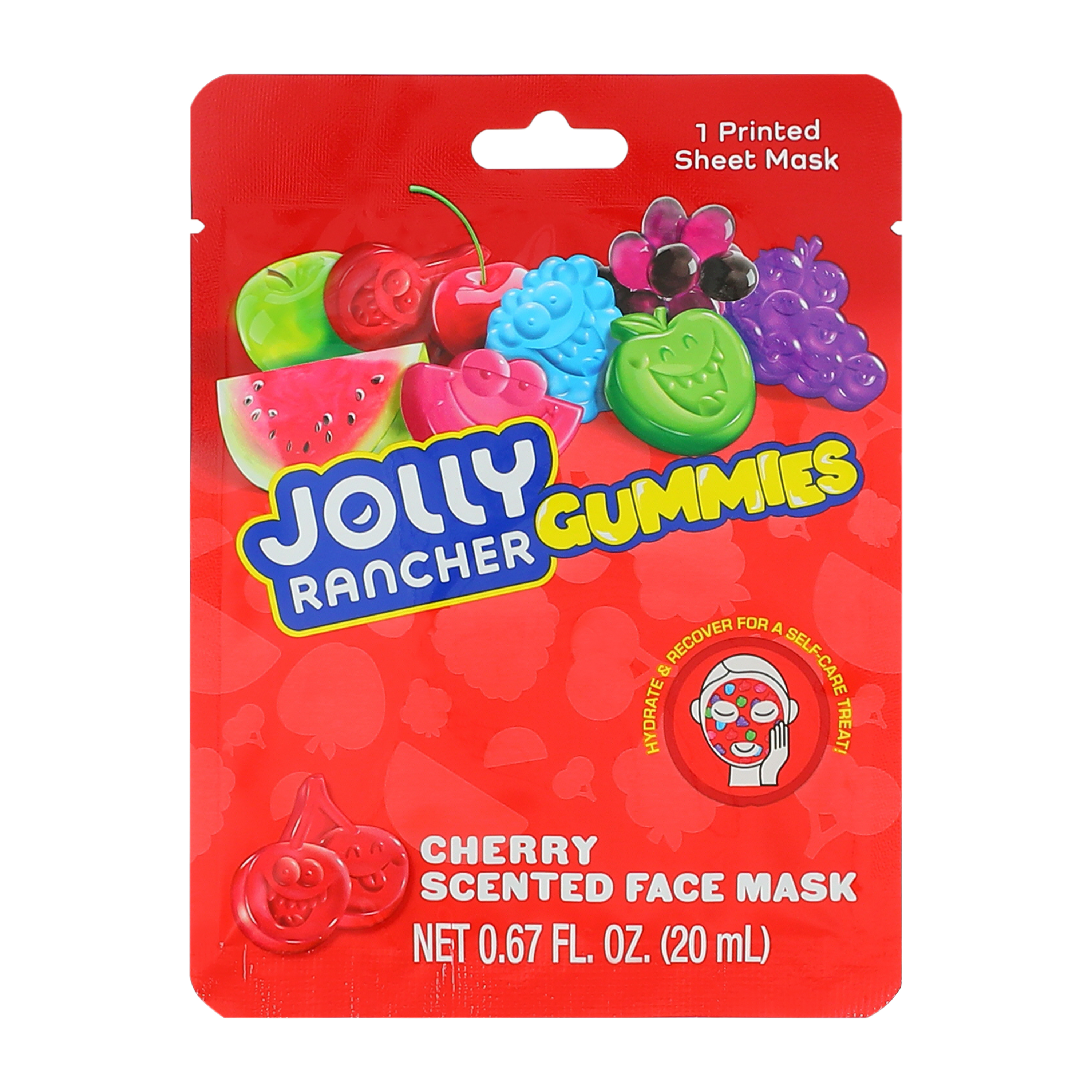 Jolly Rancher Gummies Scented Face Mask 0.67oz