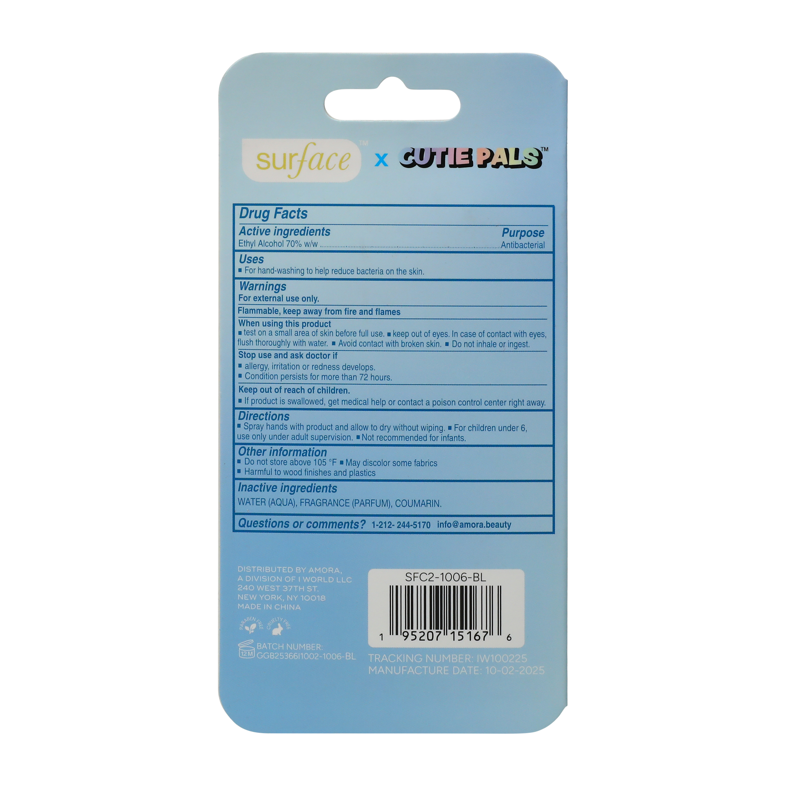 Surface™ x Cutie Pals™ Hand Sanitizer 1.5oz | Five Below