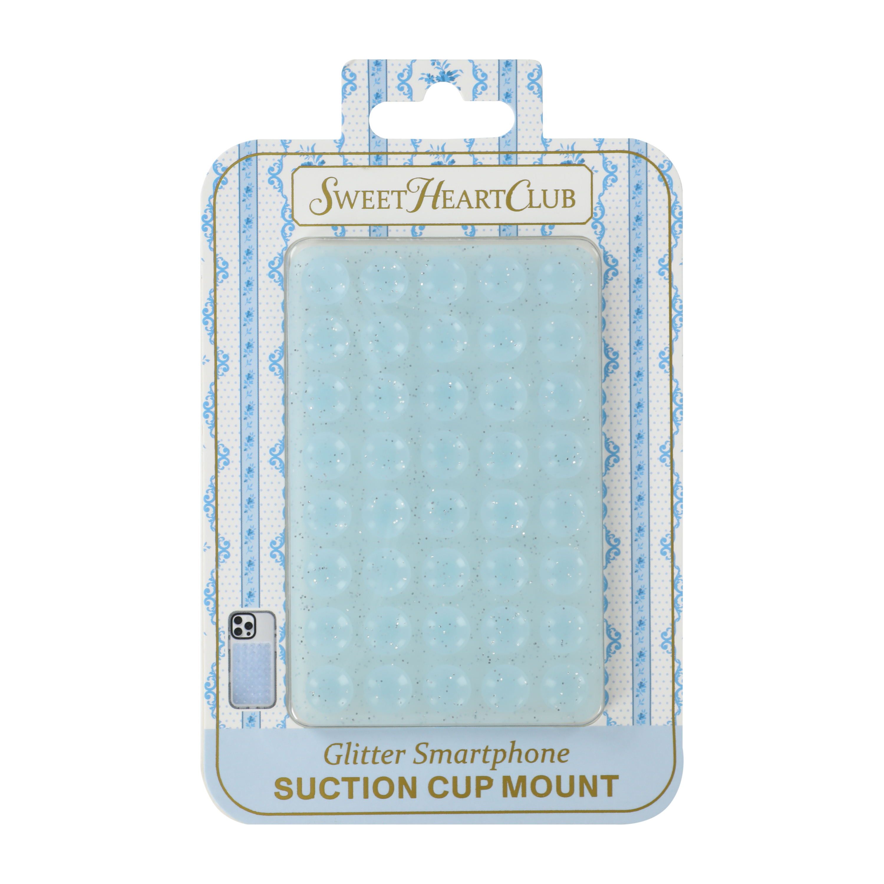Sweet Heart Club Glitter Smartphone Suction Cup Mount
