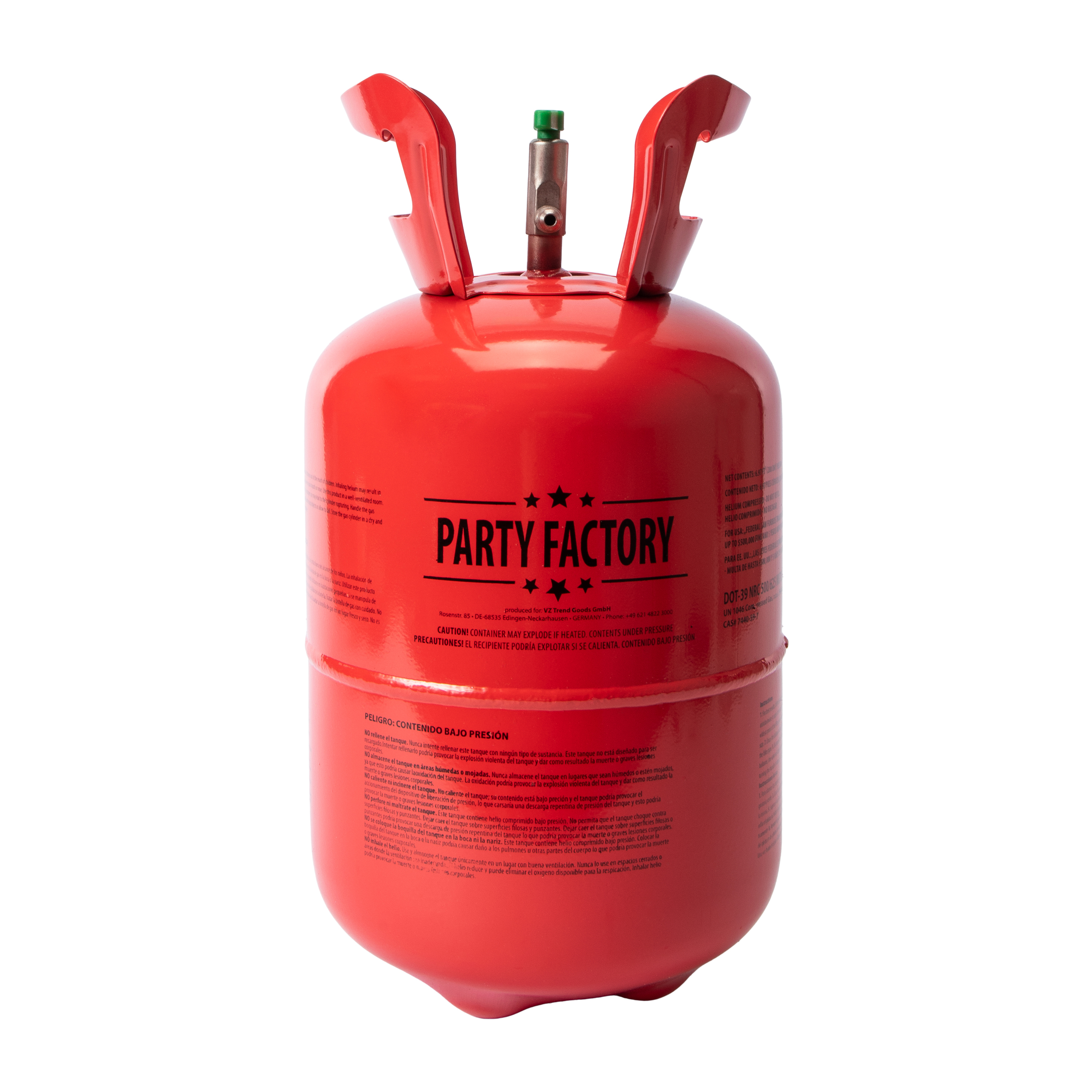 Party Factory Helium Balloon Gas Tank