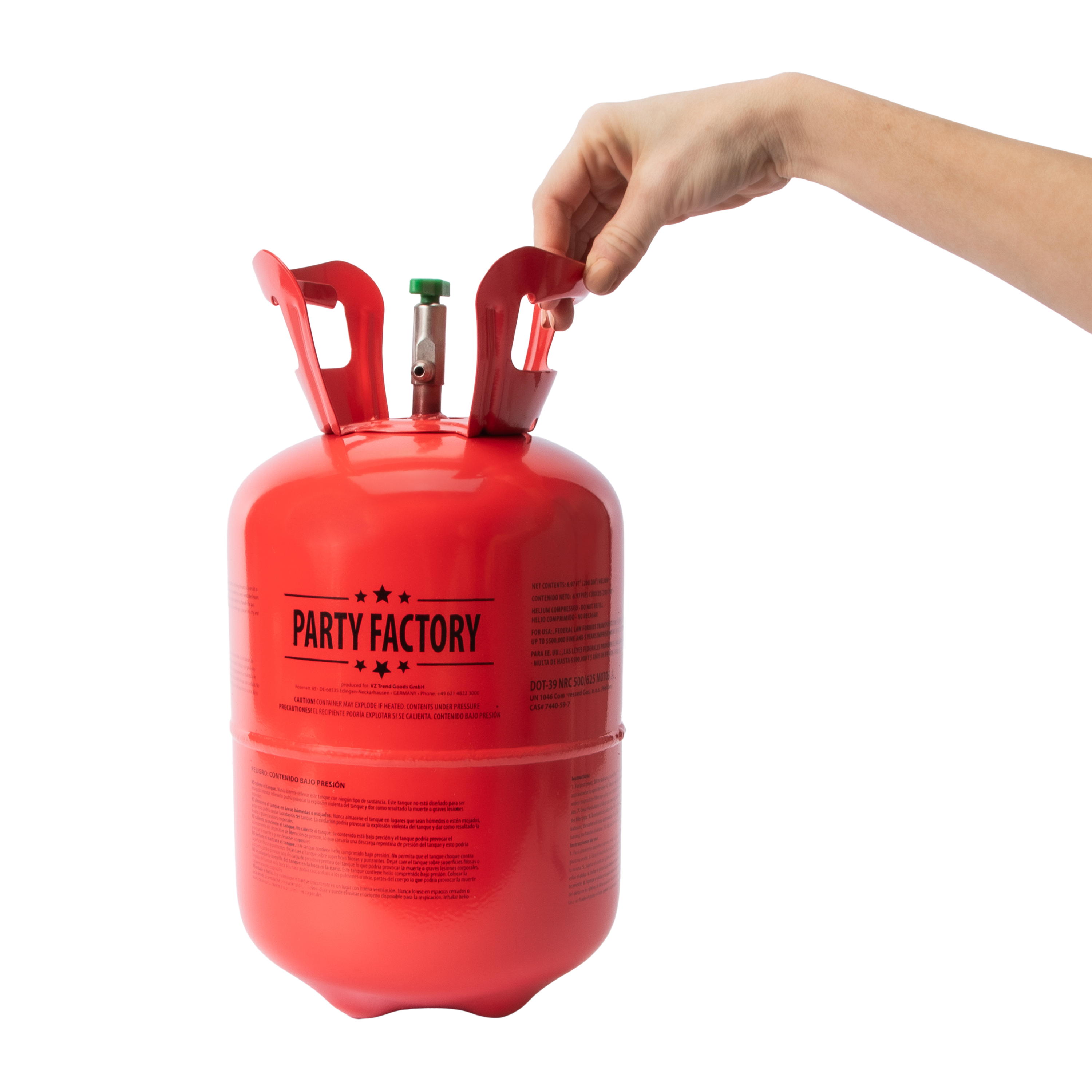 Party Factory Helium Balloon Gas Tank