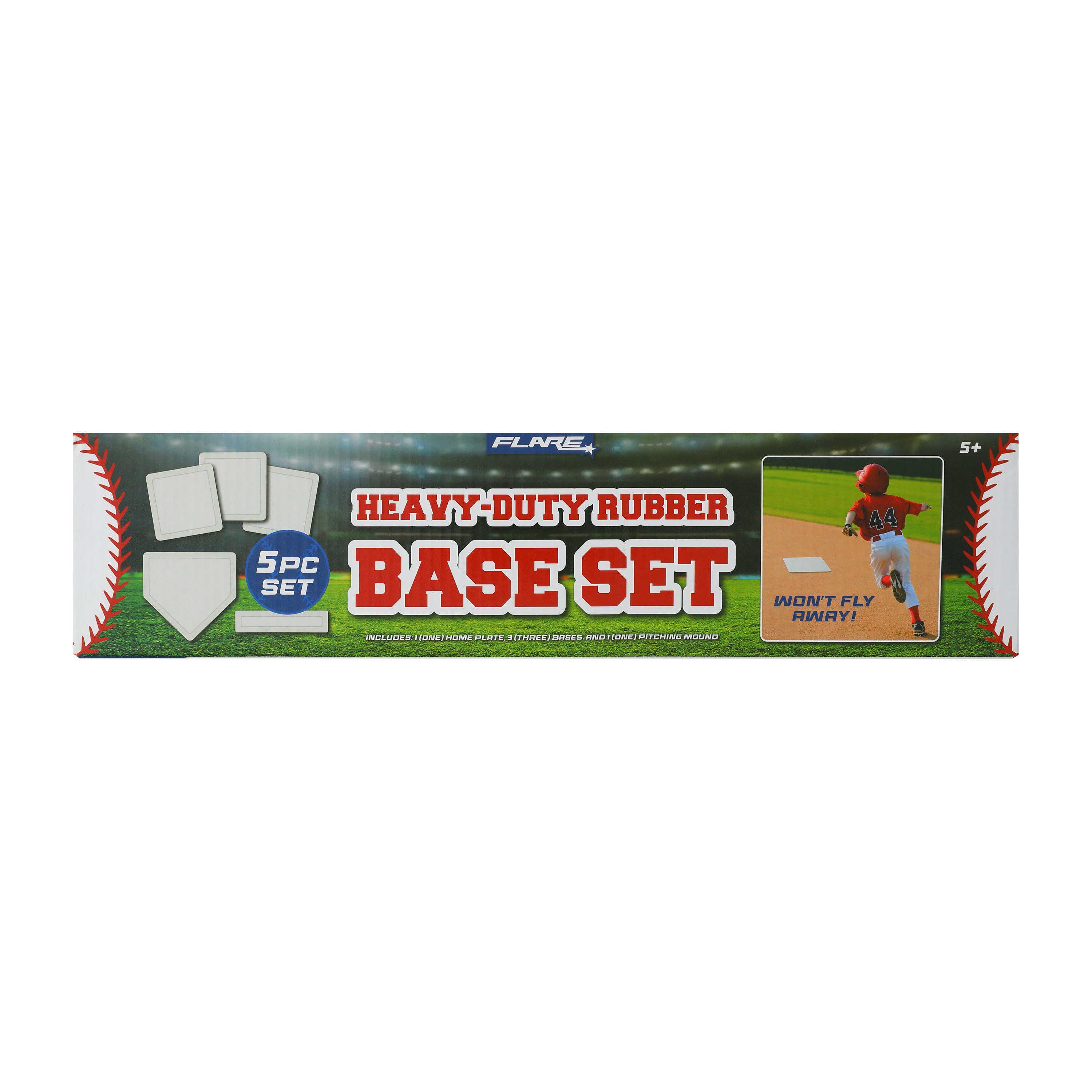 Flare Heavy-Duty Rubber Base Set 5-Pack