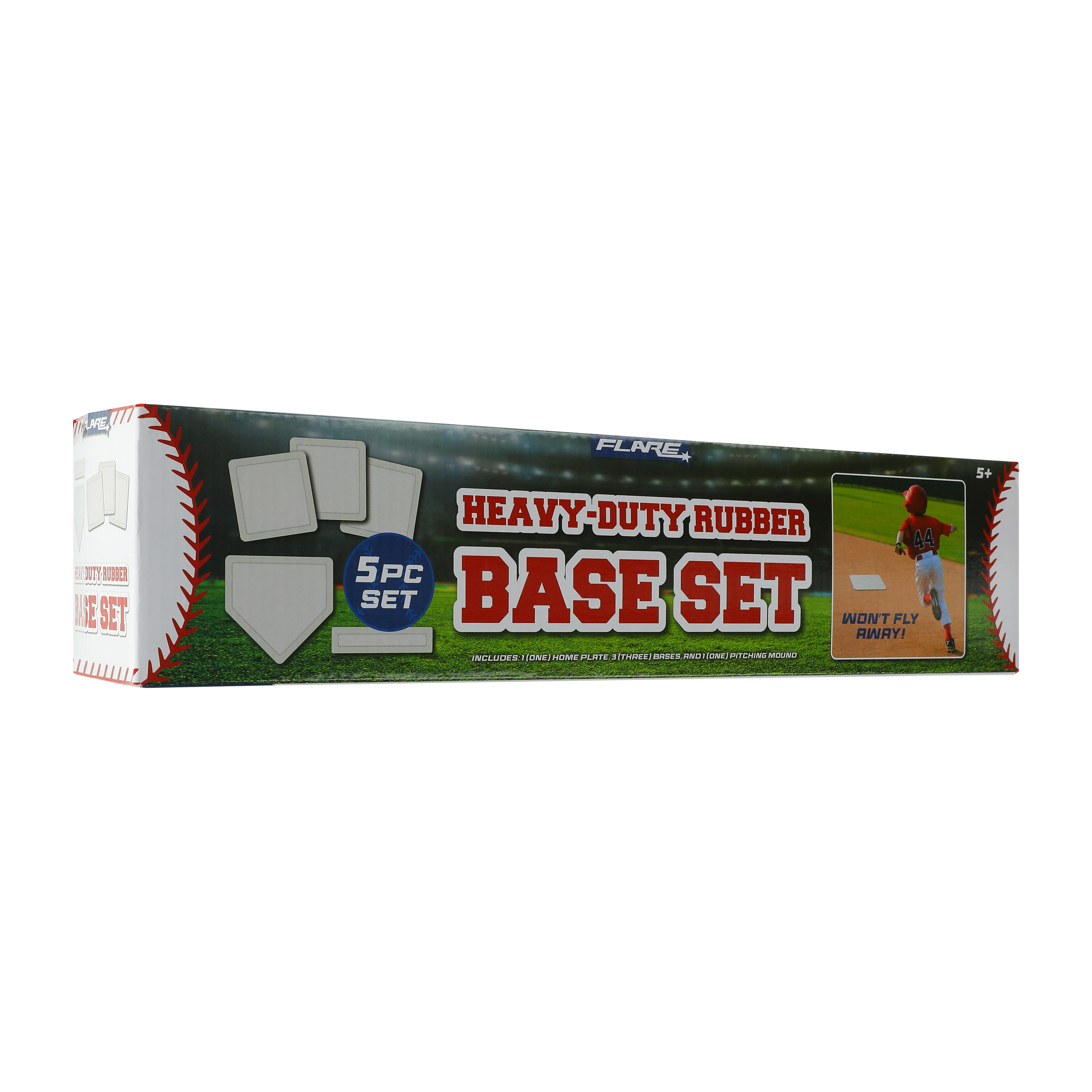 Flare Heavy-Duty Rubber Base Set 5-Pack