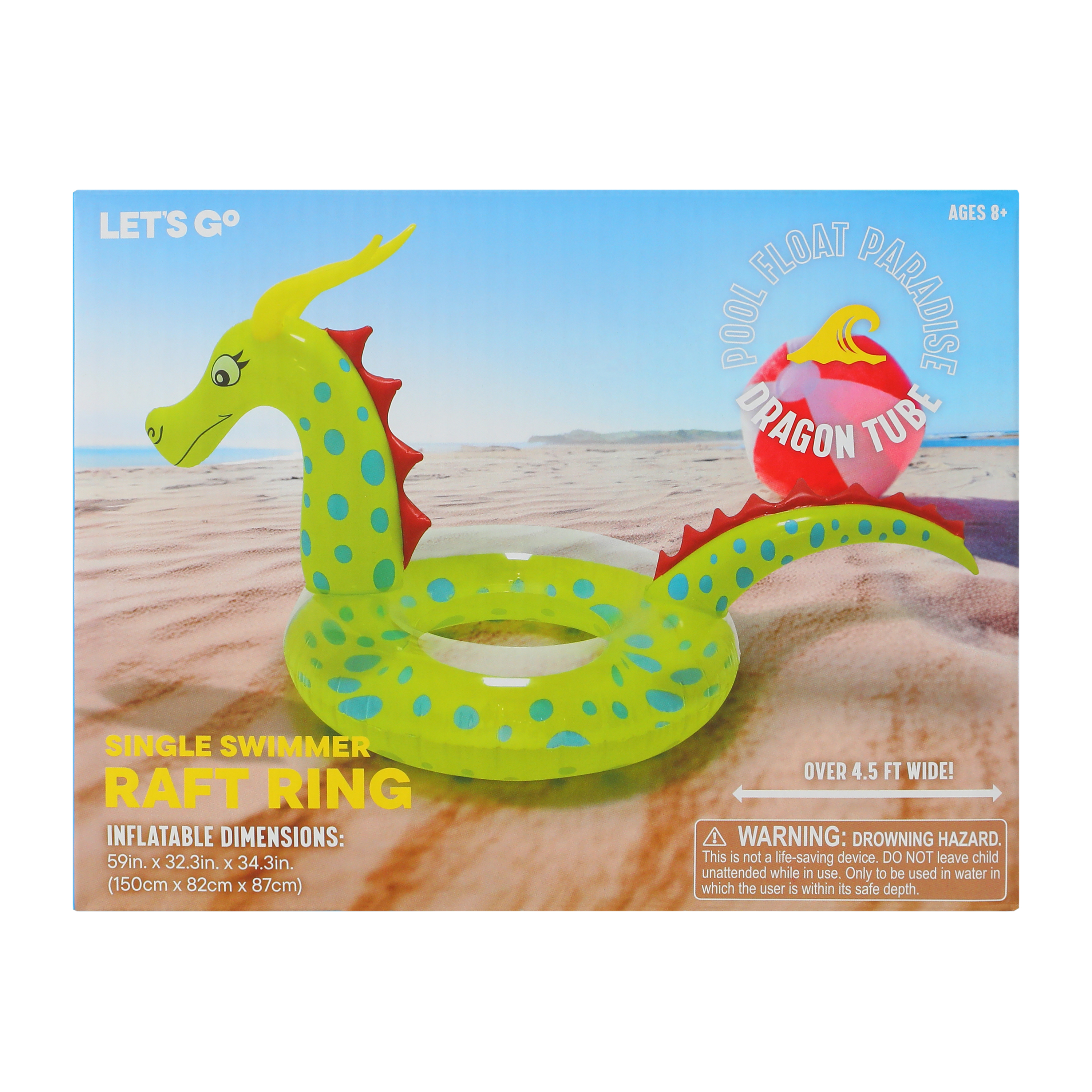 Raft Ring Dragon Tube