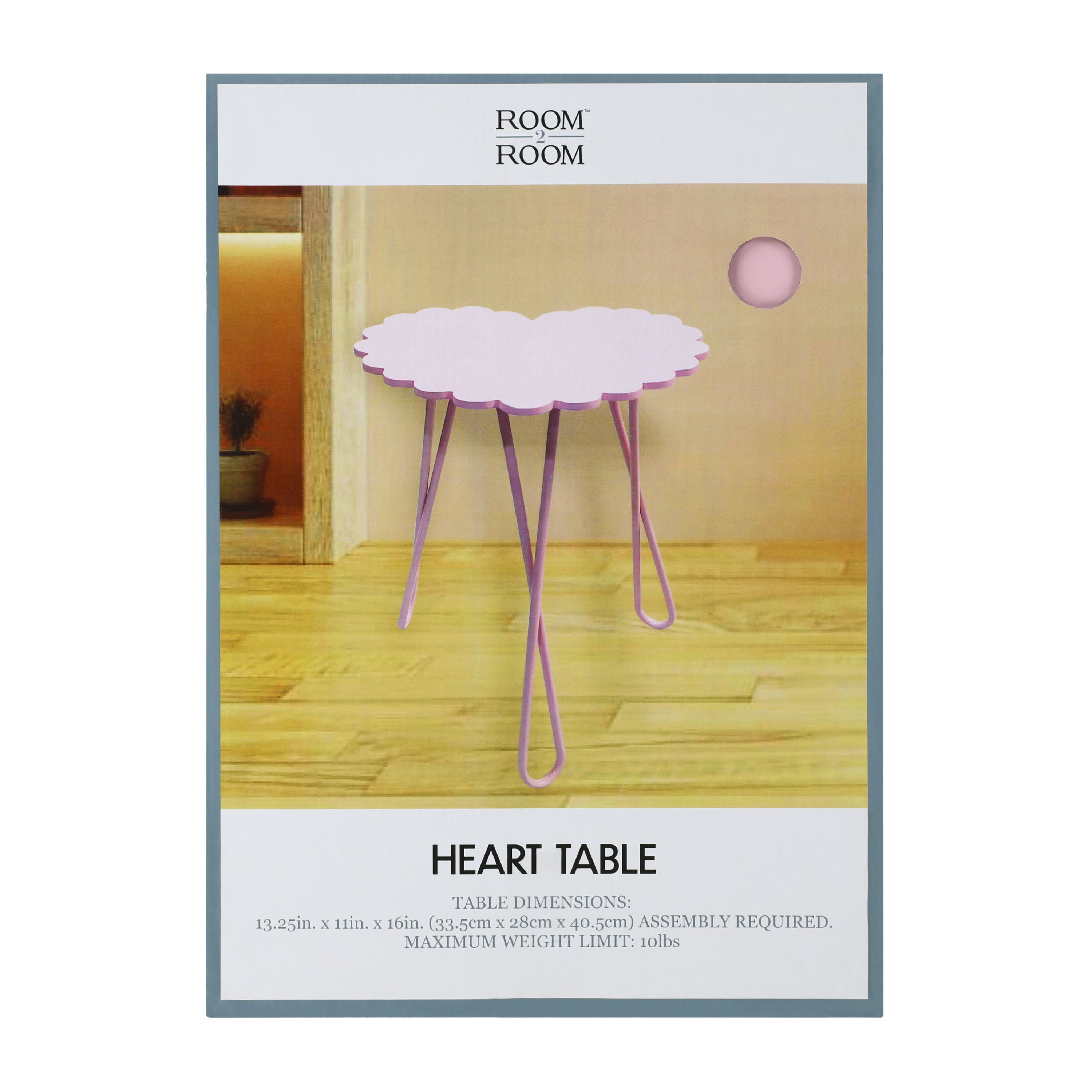 Room 2 Room™ Heart Table