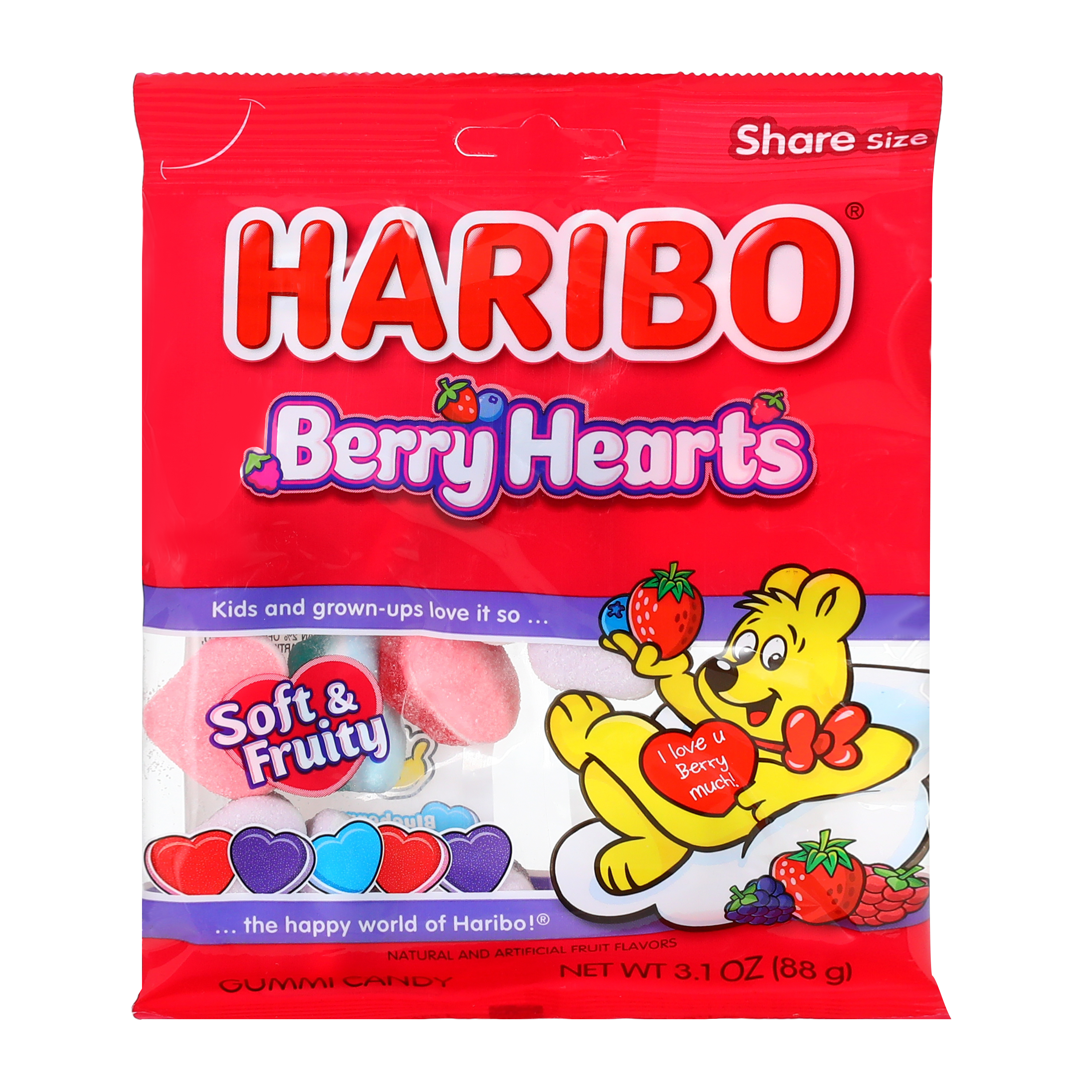 Haribo® Berry Hearts Gummi Candy 5.1oz