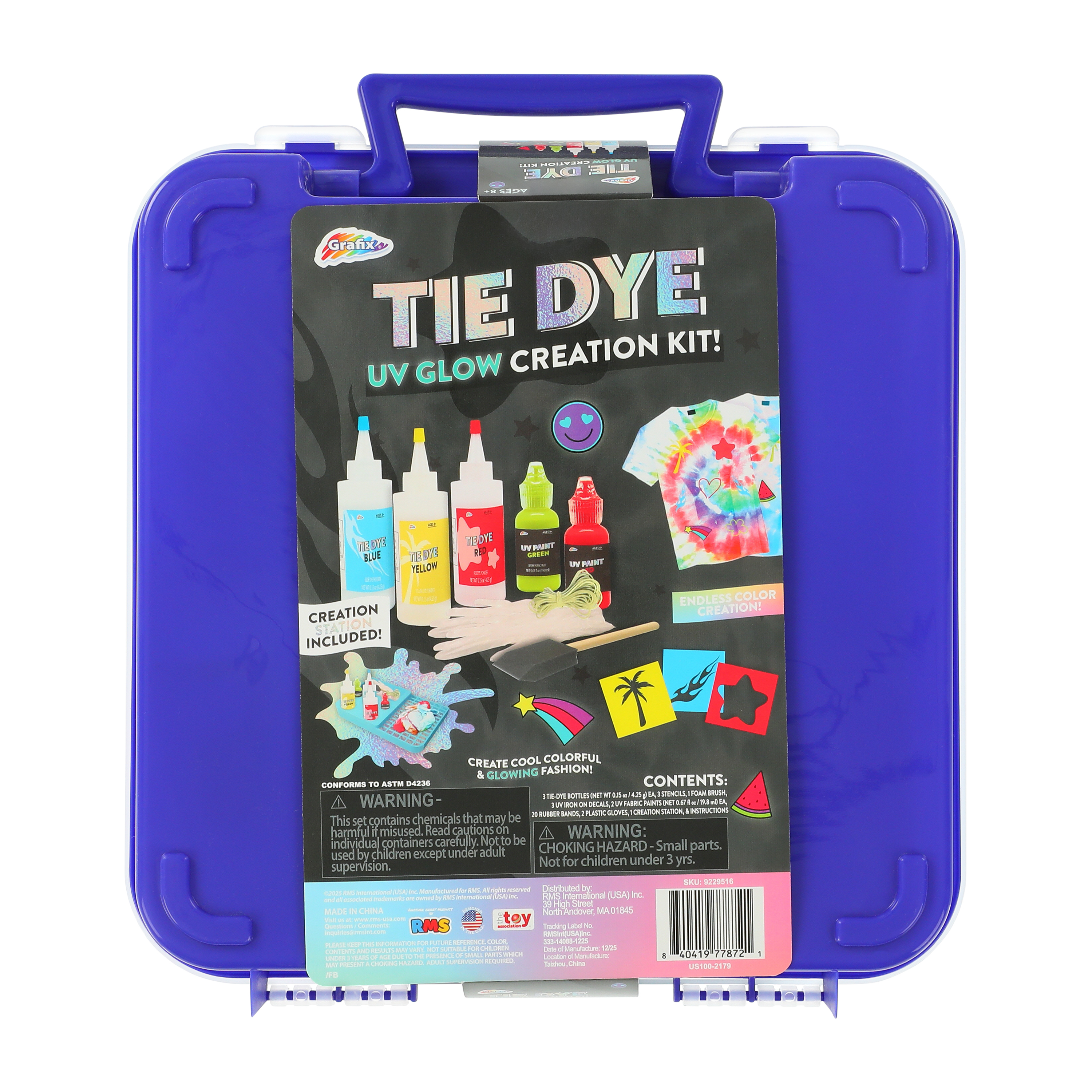 Grafix® Tie Dye UV Glow Creation Kit