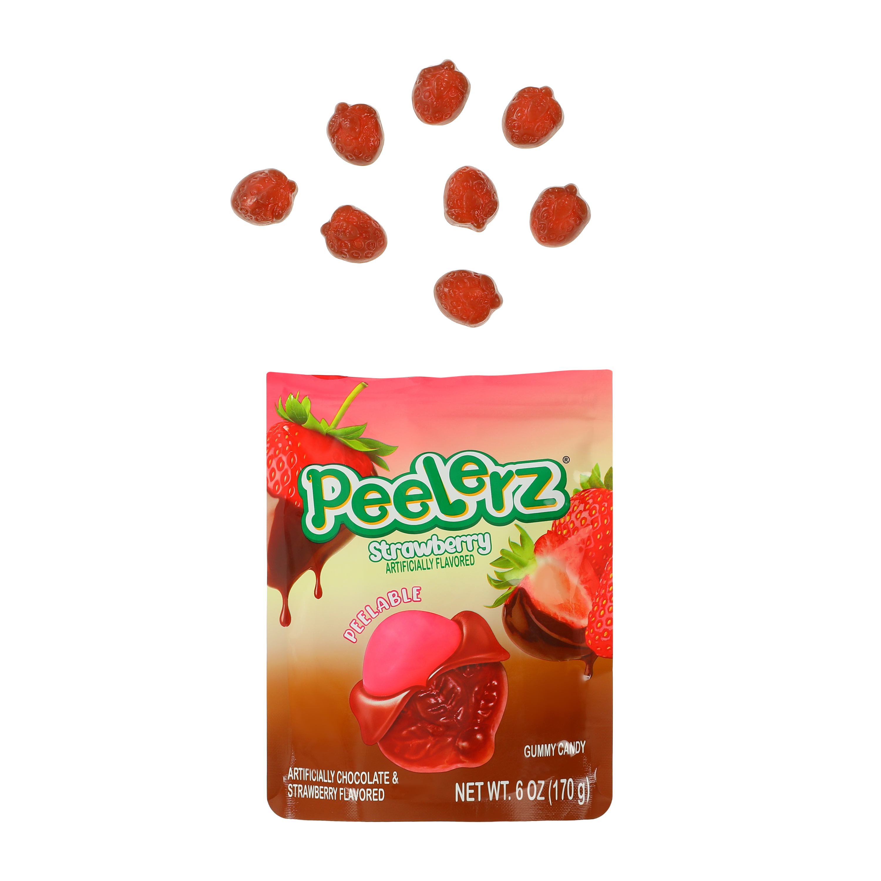 Amos® Peelerz® Strawberry Gummy Candy 6oz