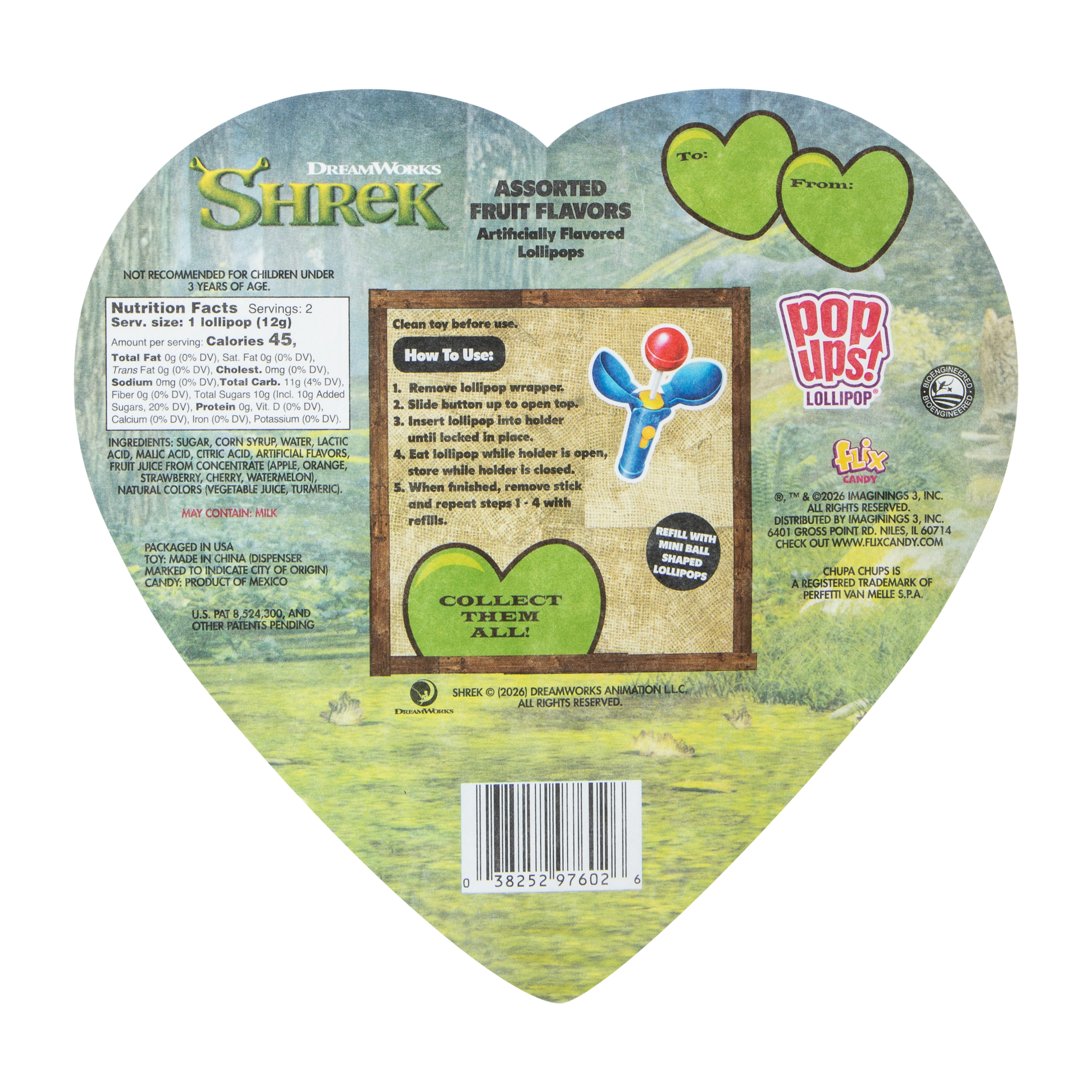 DreamWorks Shrek Pop Ups! Lollipop® 0.8oz