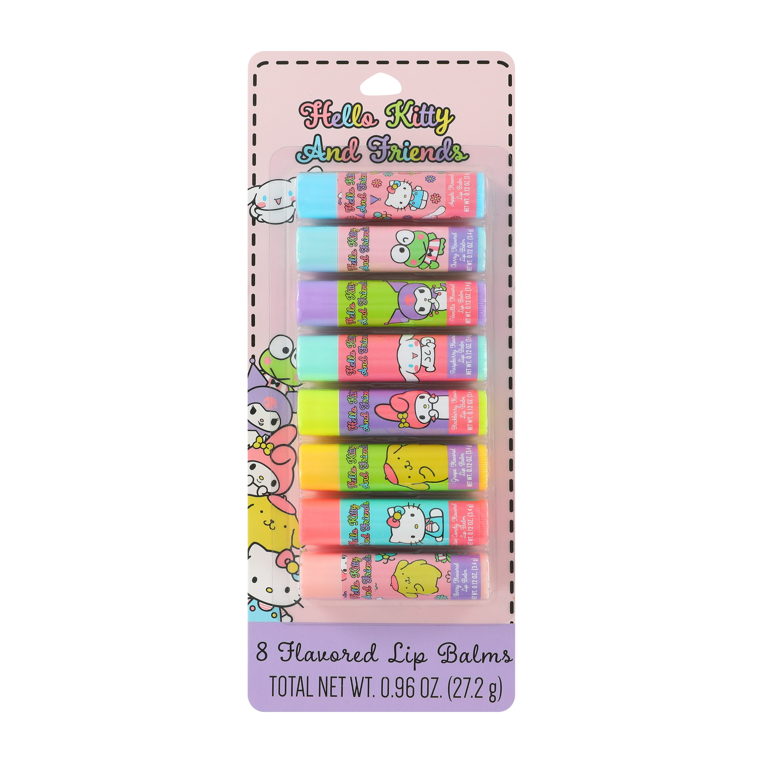 Hello Kitty And Friends® Flavored Lip Balms 8-Pack 0.96oz