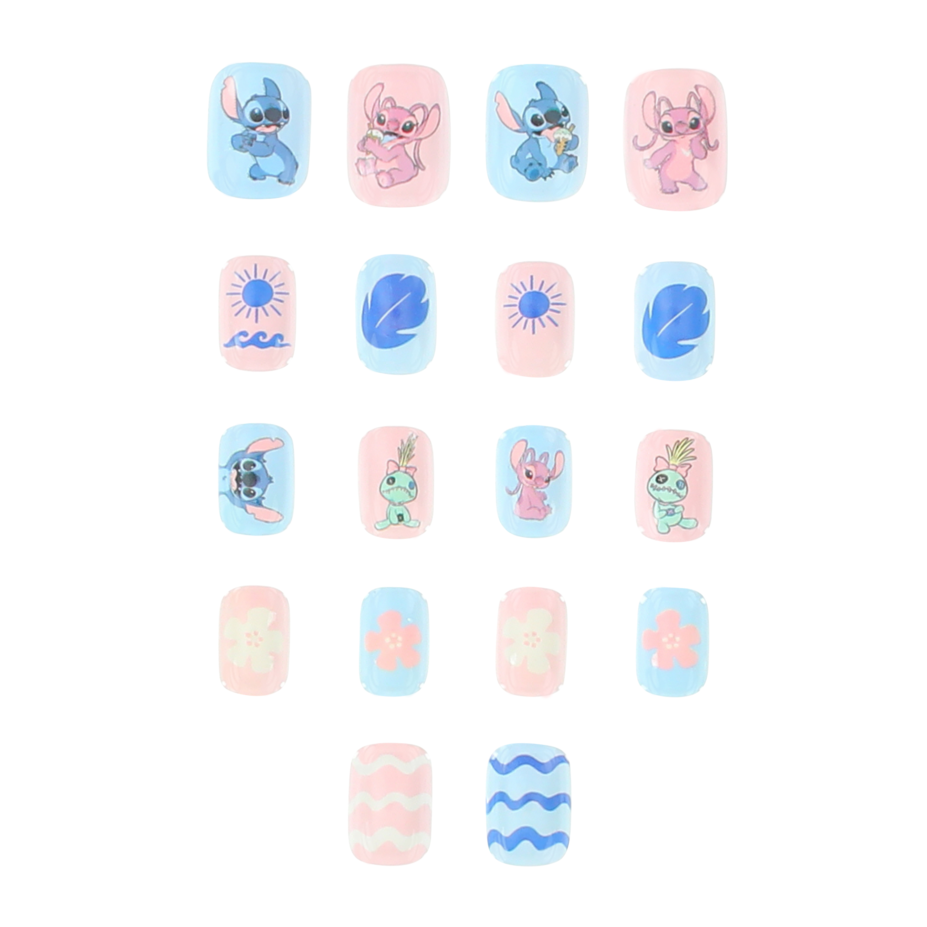 Character Press-On Nails 18-Count