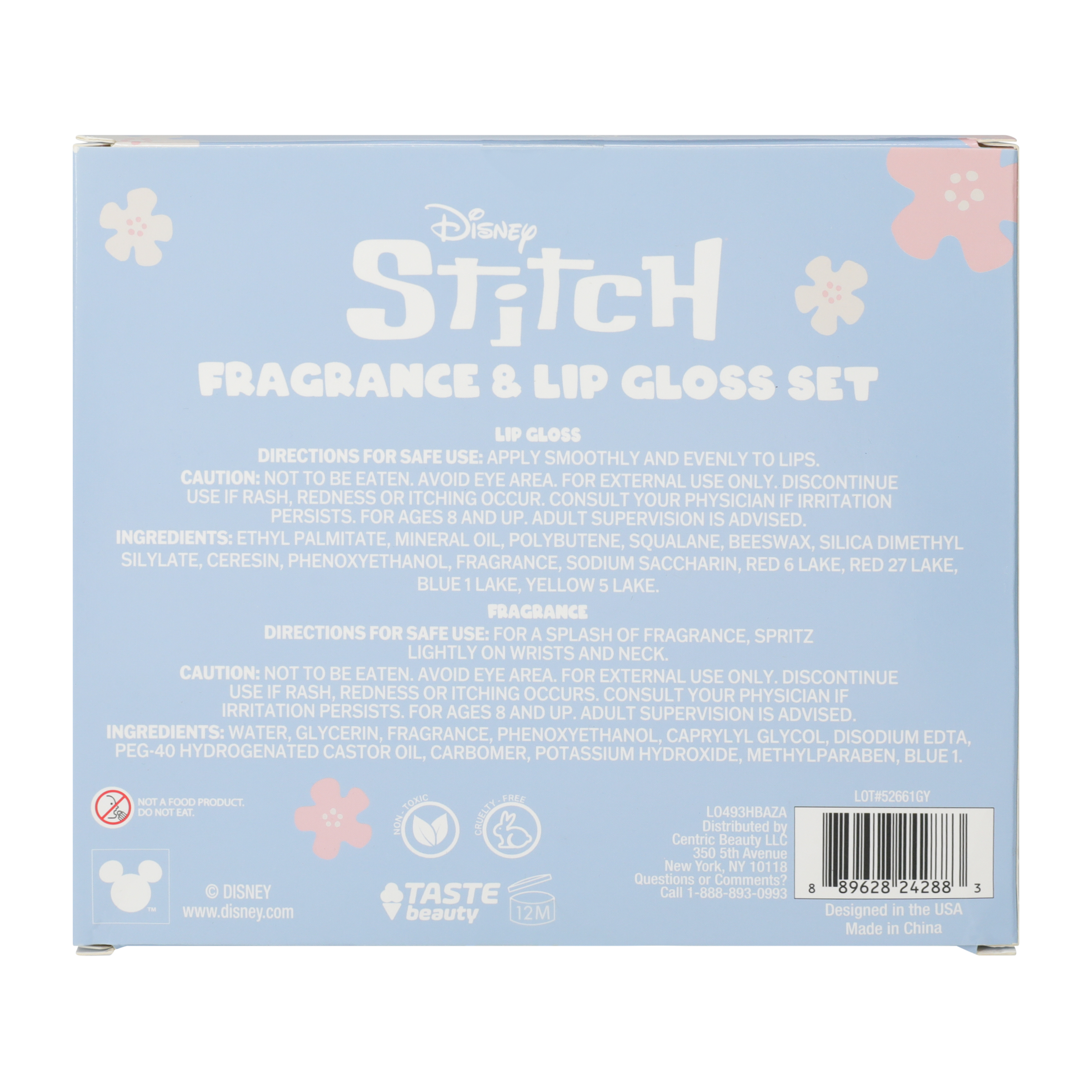 Licensed Fragrance & Lip Gloss Set