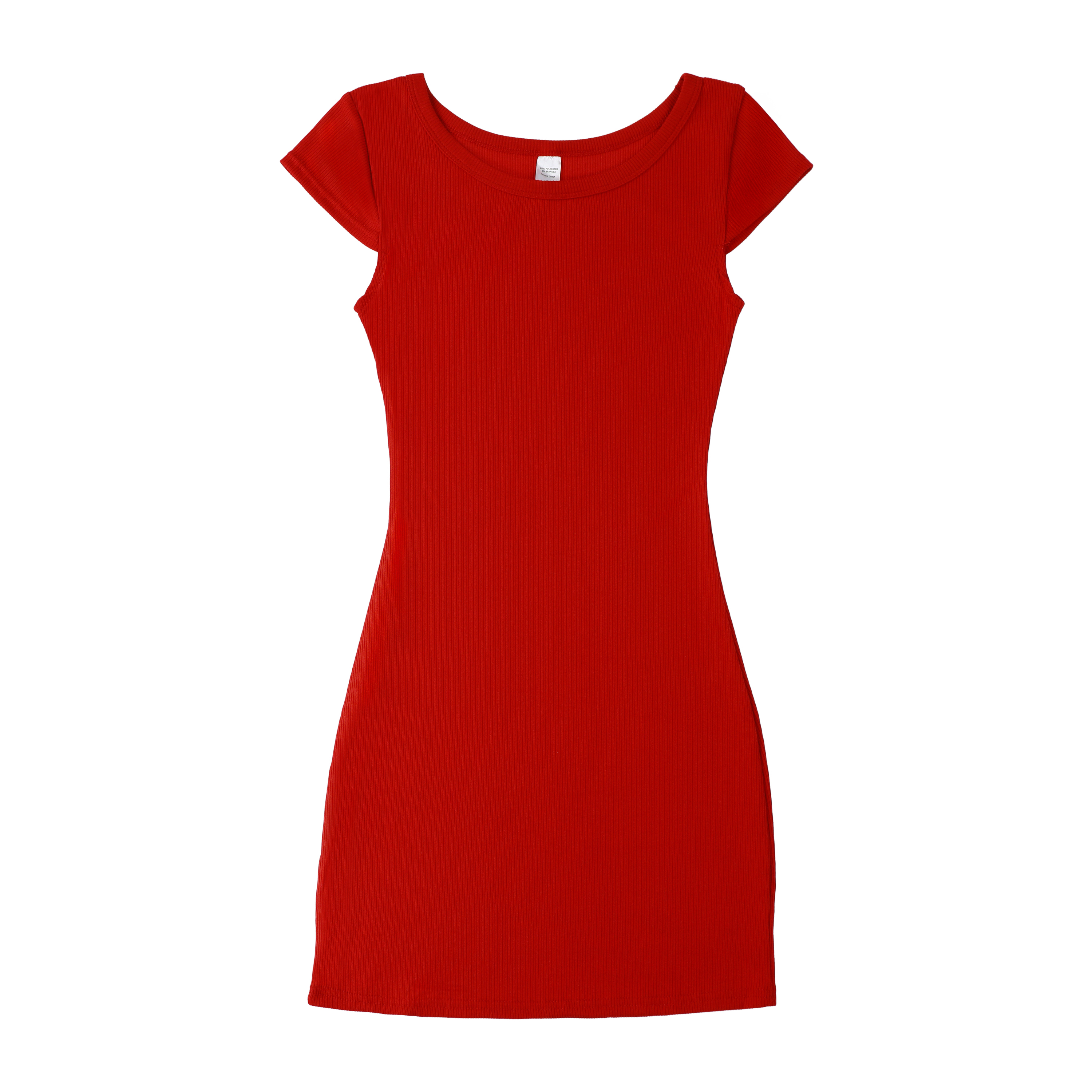 Juniors Ribbed Mini Dress