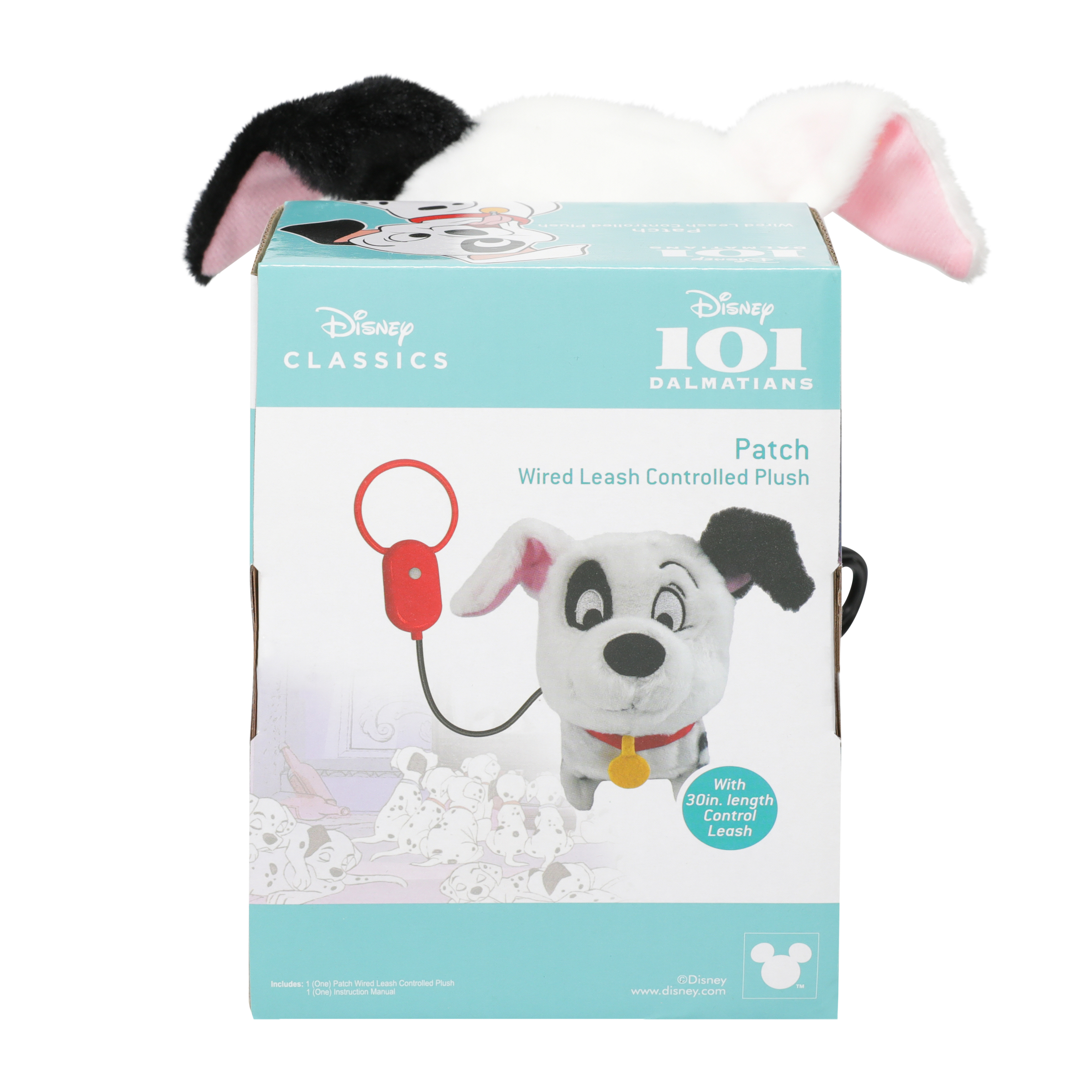 Disney 101 Dalmatians Patch Wired Leash Controlled Plush