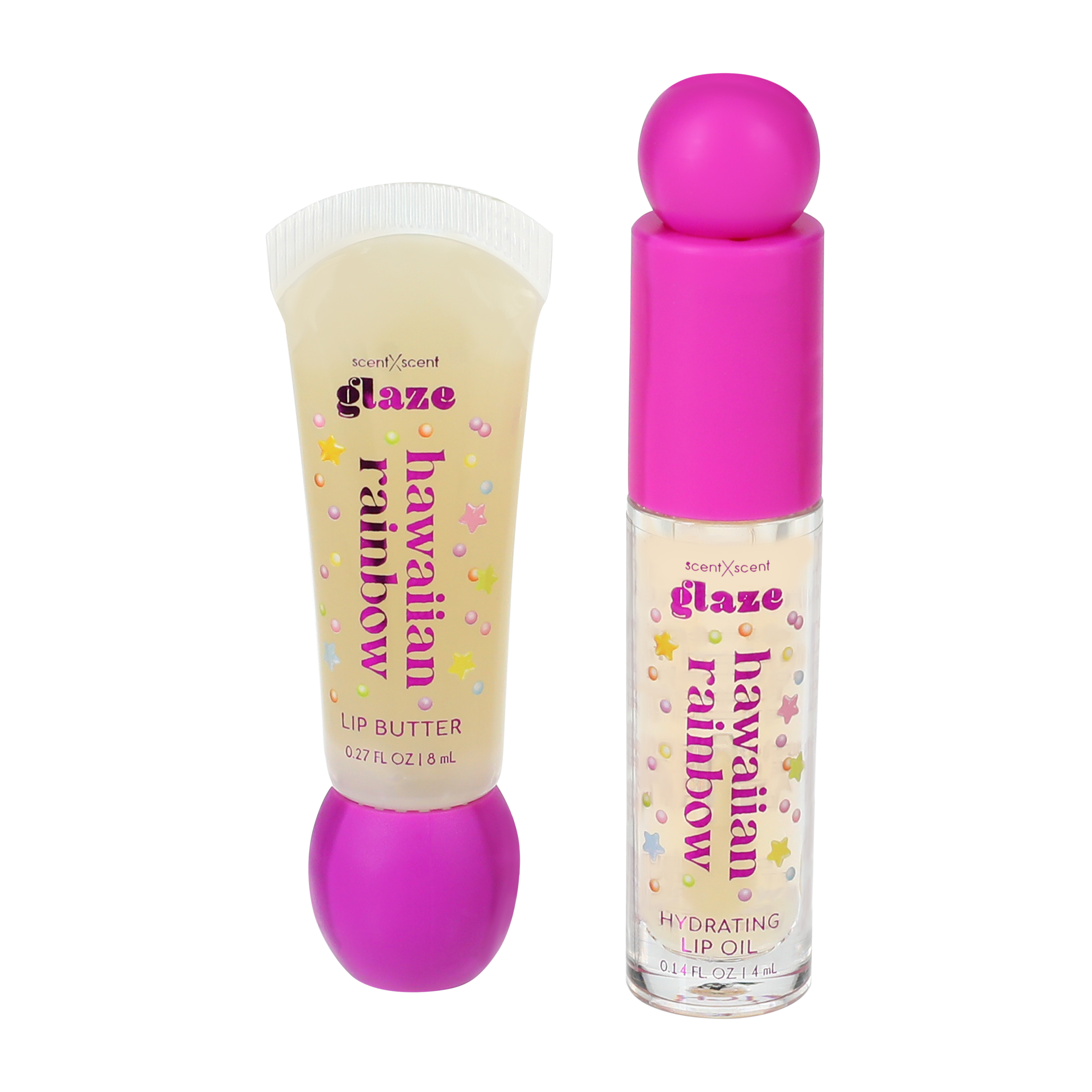 Glaze Hawaiian Rainbow Lip Butter & Oil Duo Set
