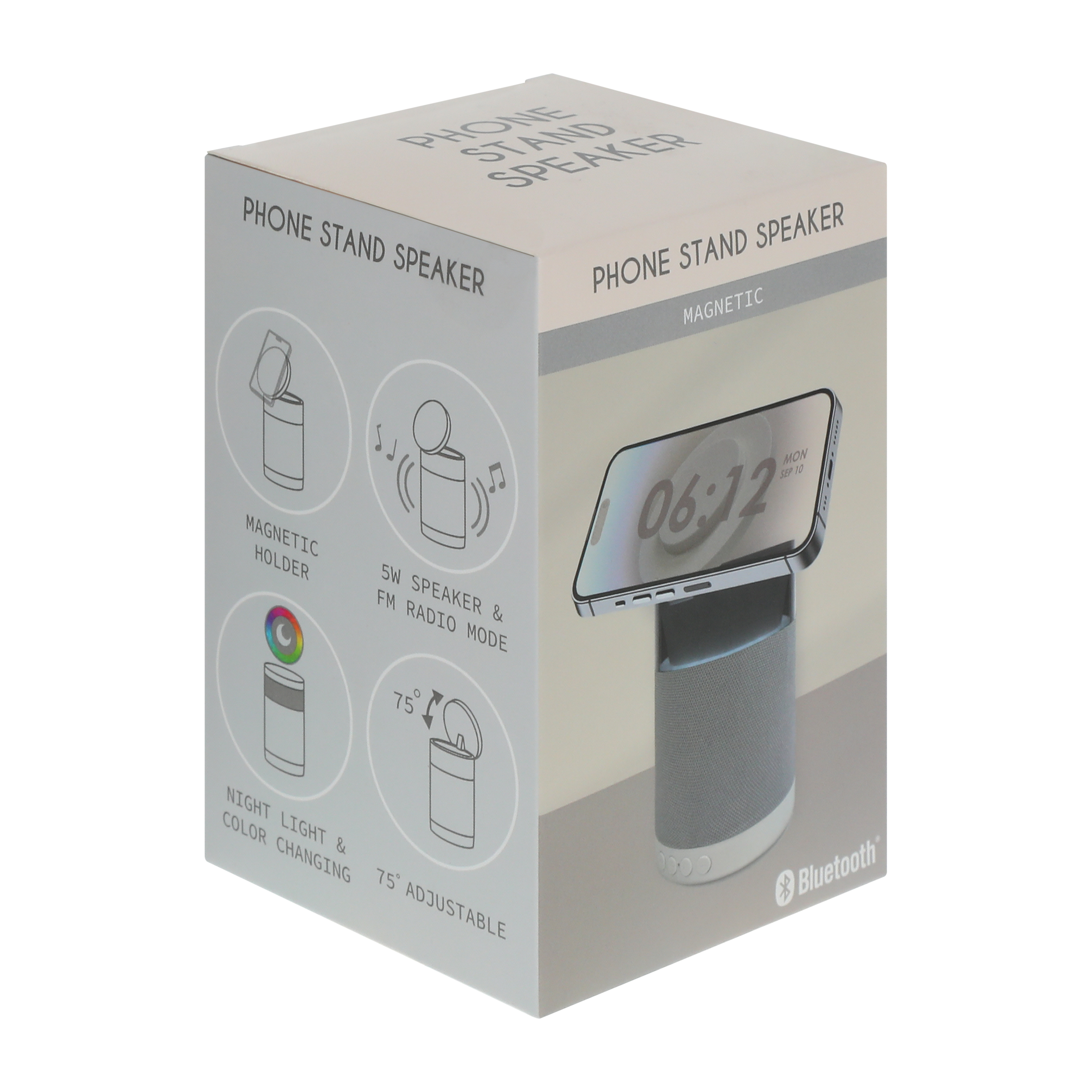 Base Magnetica Con Bocina Pa Celular - Sonido Duro y Tu Escritorio Nitido 5