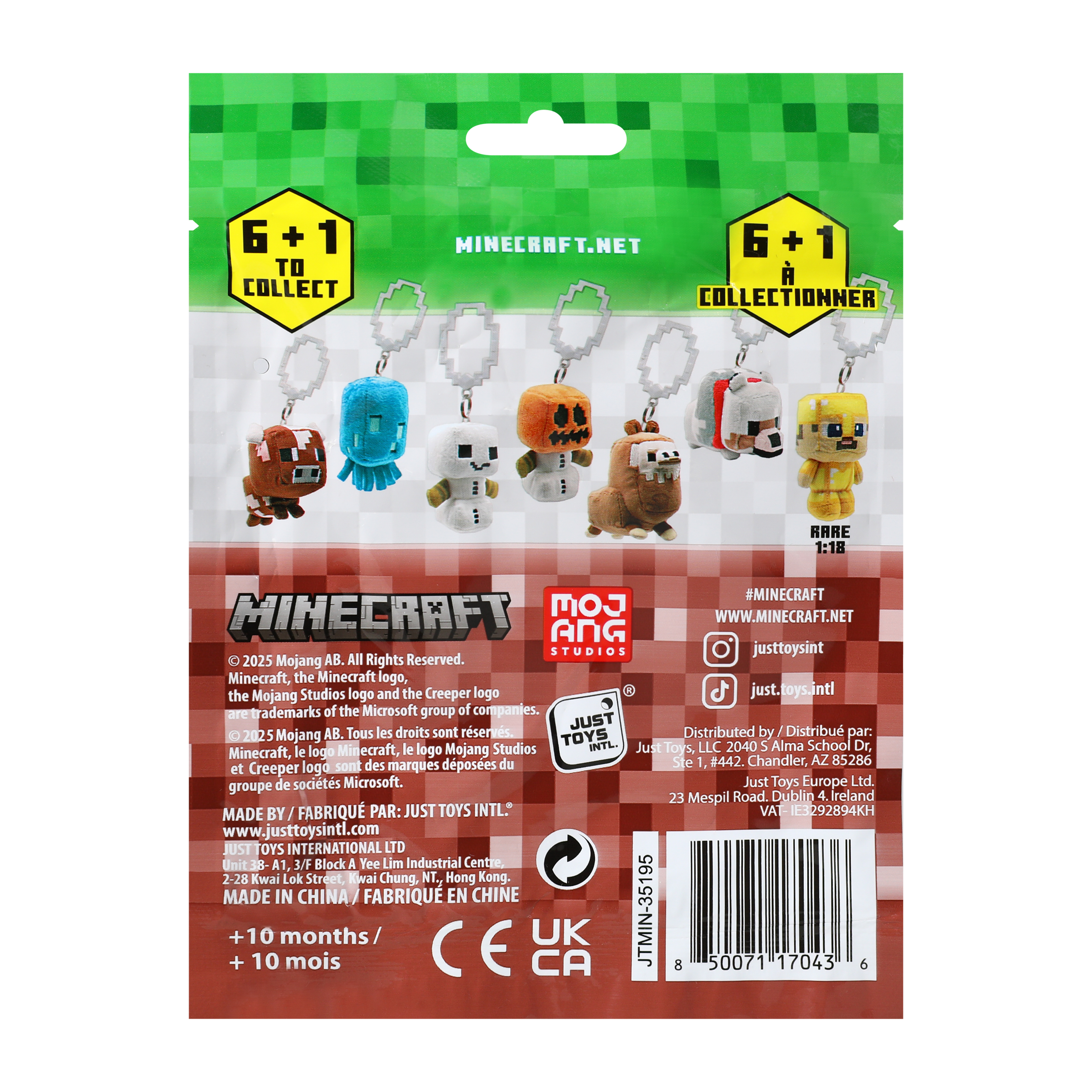 Minecraft™ Plush Hangers Blind Bag