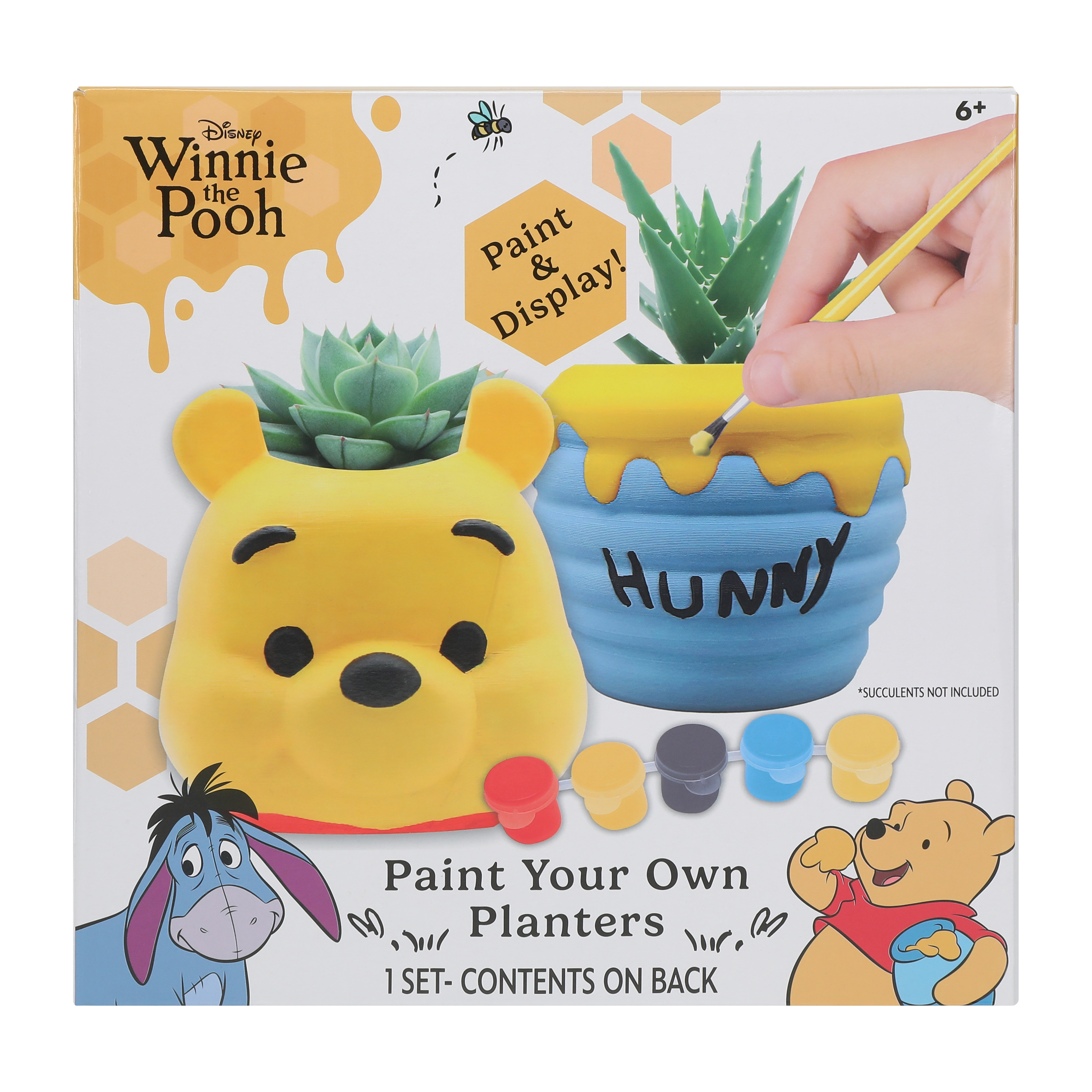 Disney Winnie The Pooh Paint Your Own Planters Set