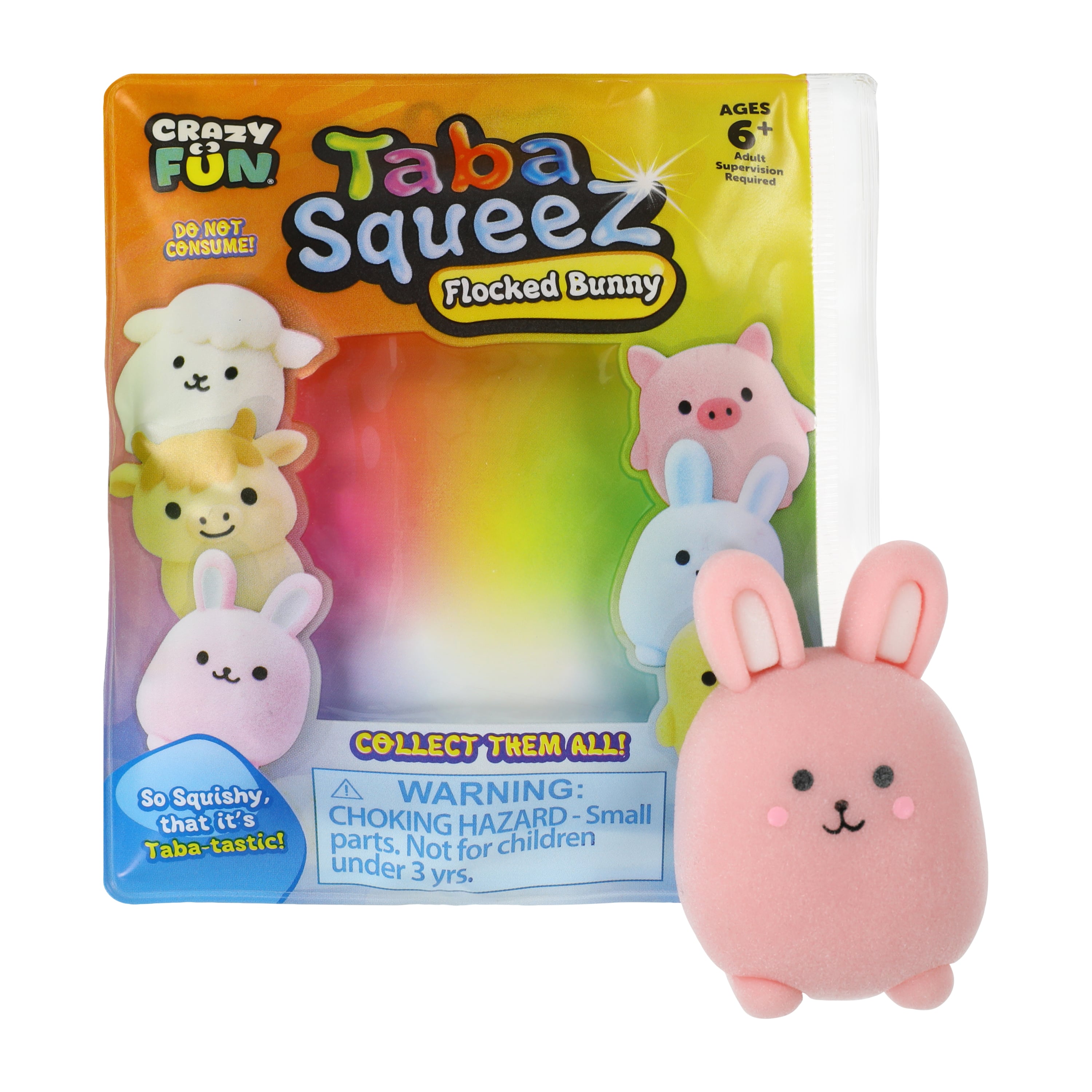 Crazy Fun® Taba-Squeez Flocked Toy Set | Five Below