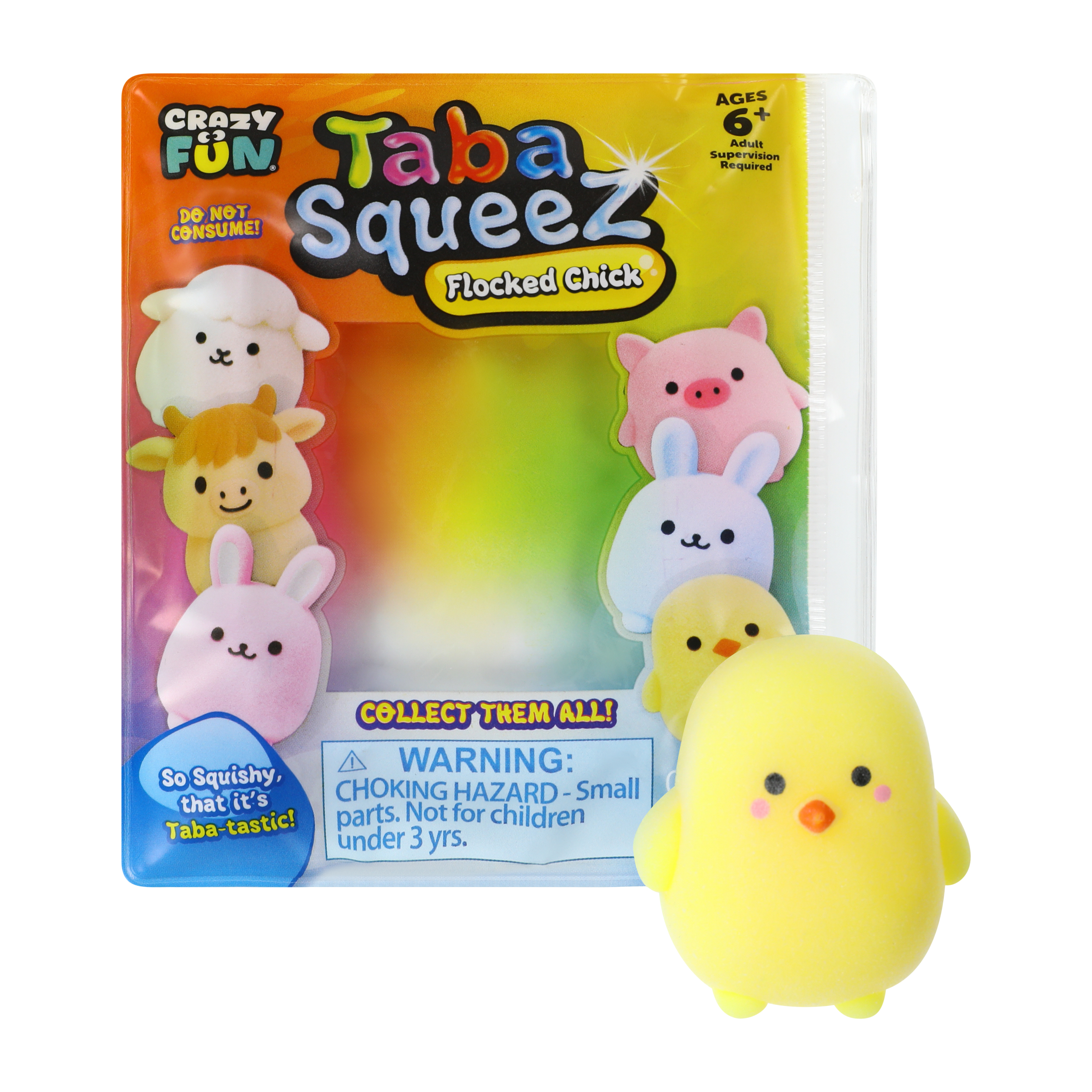 Crazy Fun® Taba-Squeez Flocked Toy Set | Five Below