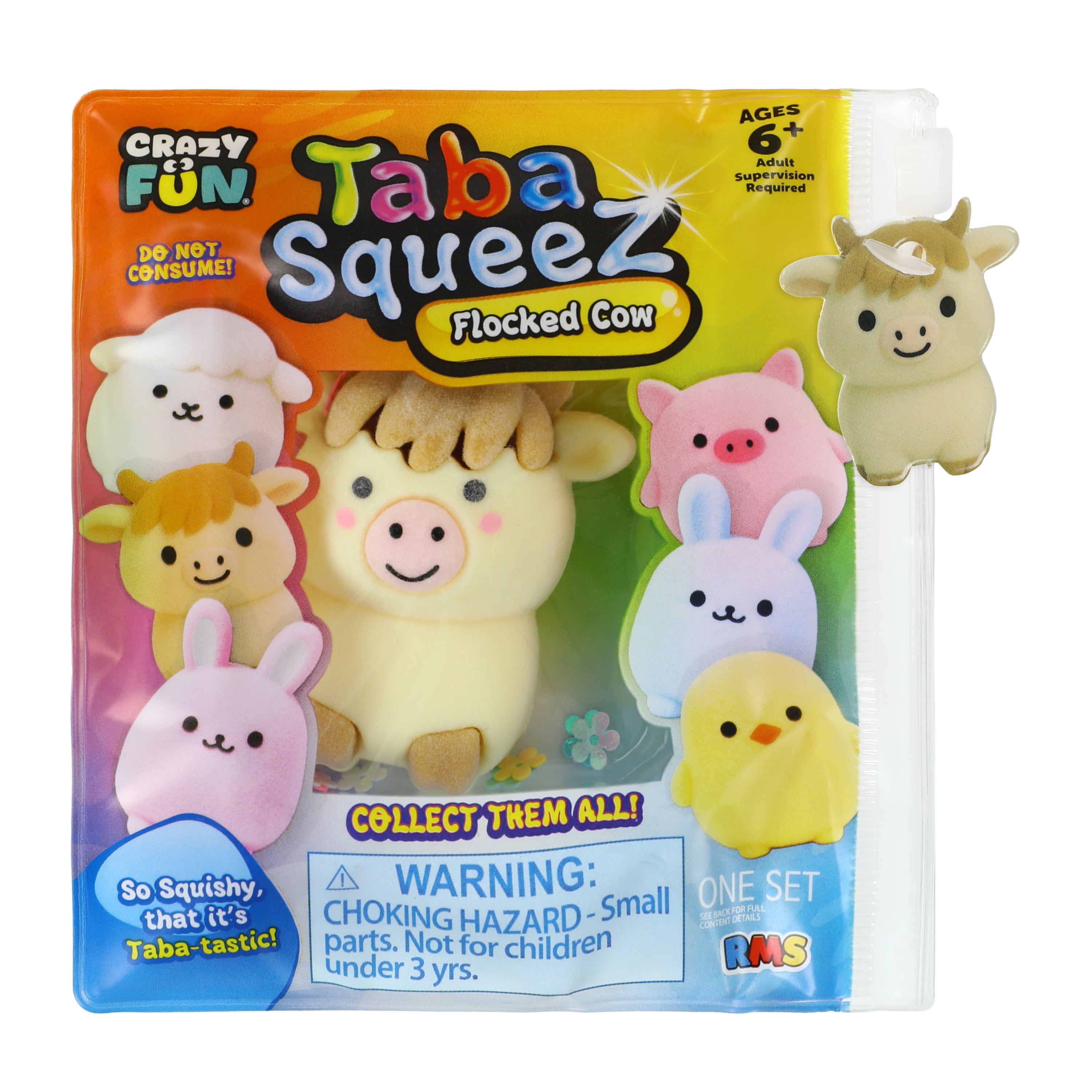Crazy Fun® Taba-Squeez Flocked Toy Set | Five Below