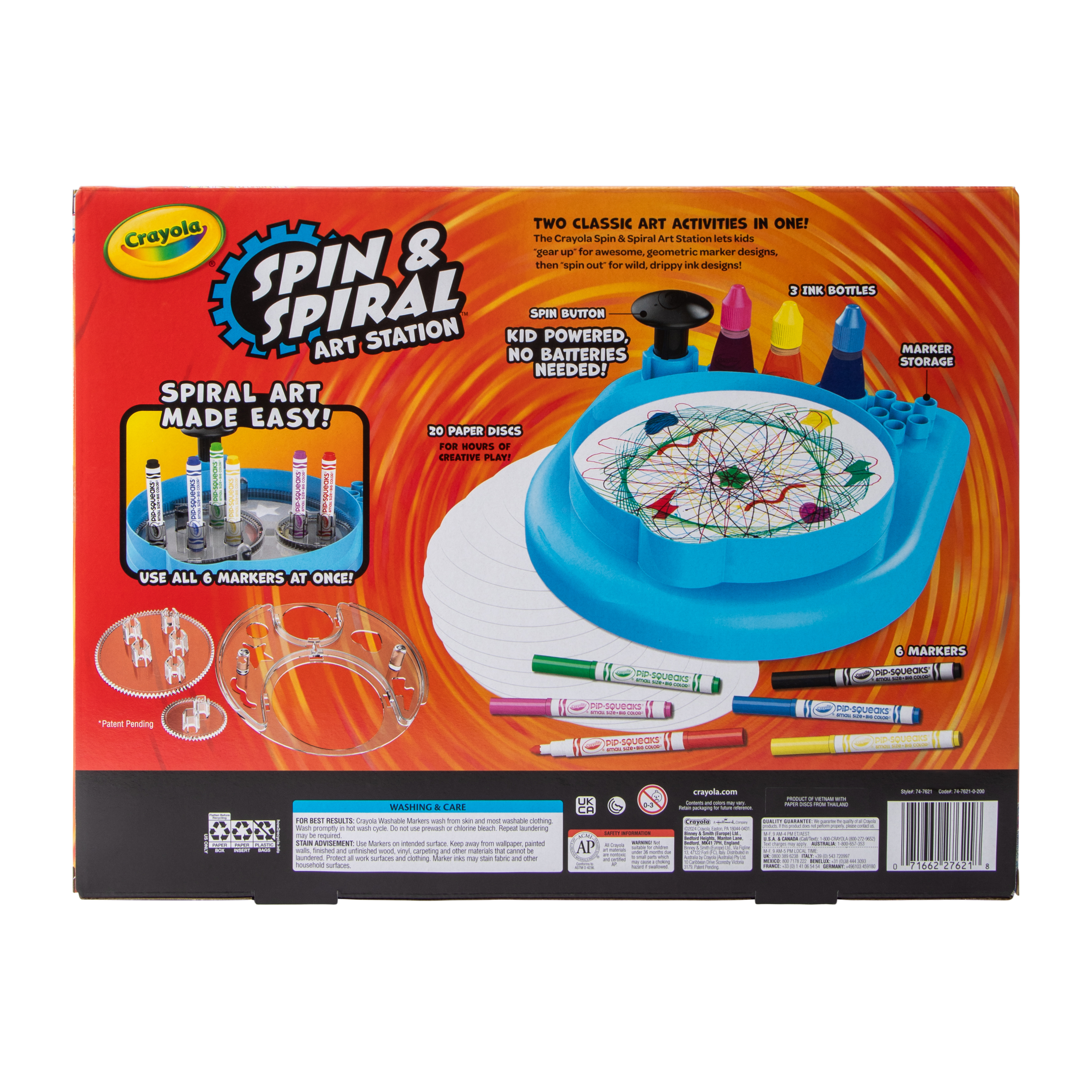 Crayola® Spin & Spiral Art Station Set