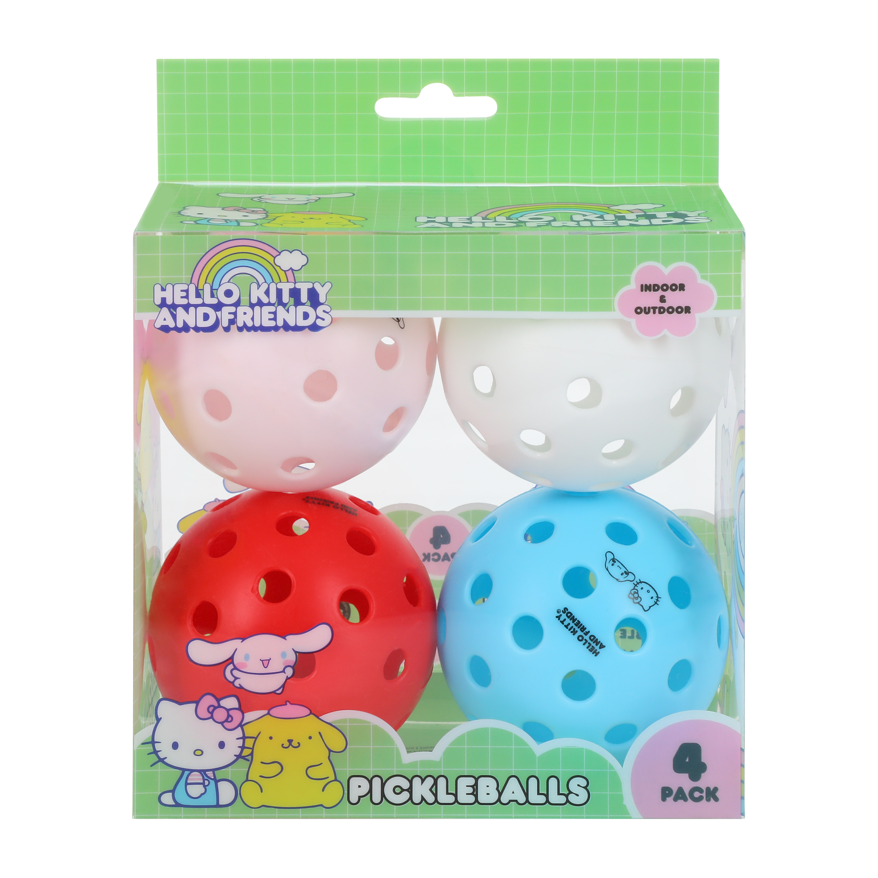 Hello Kitty And Friends® Pickleballs 4-Pack