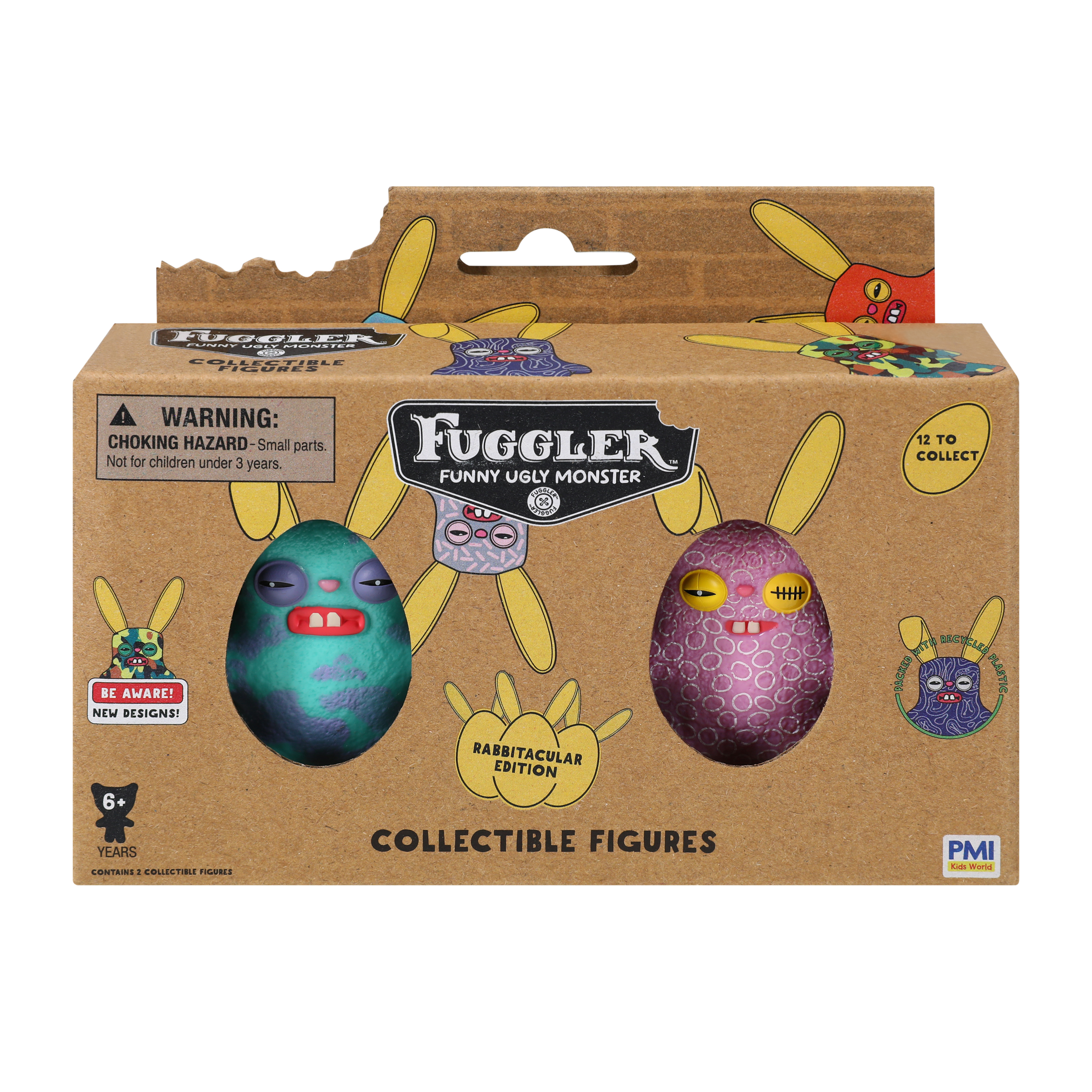 Fuggler™ Rabbitacular Edition Collectible Figures 2-Pack (Styles May Vary)