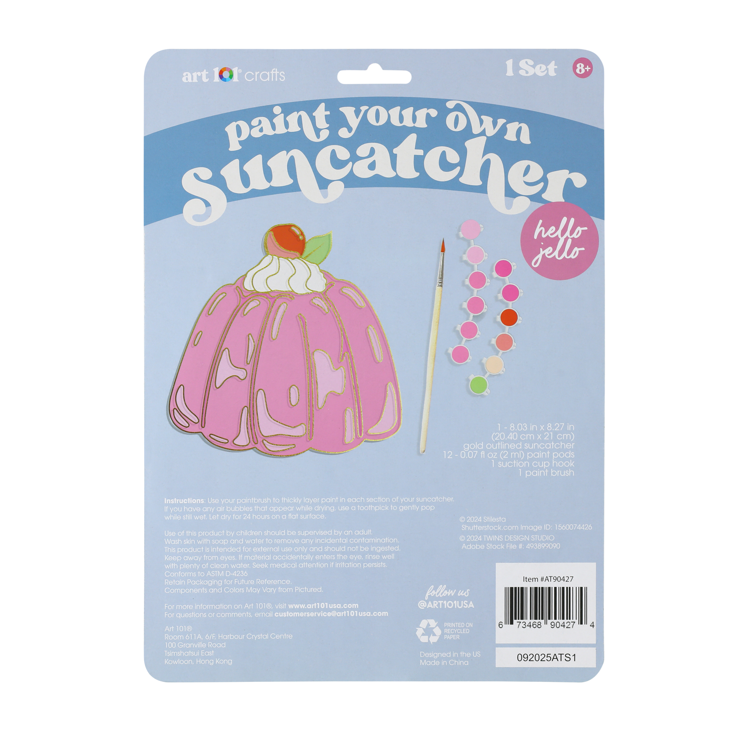Art 101® Gallery® Paint Your Own Suncatcher Kit