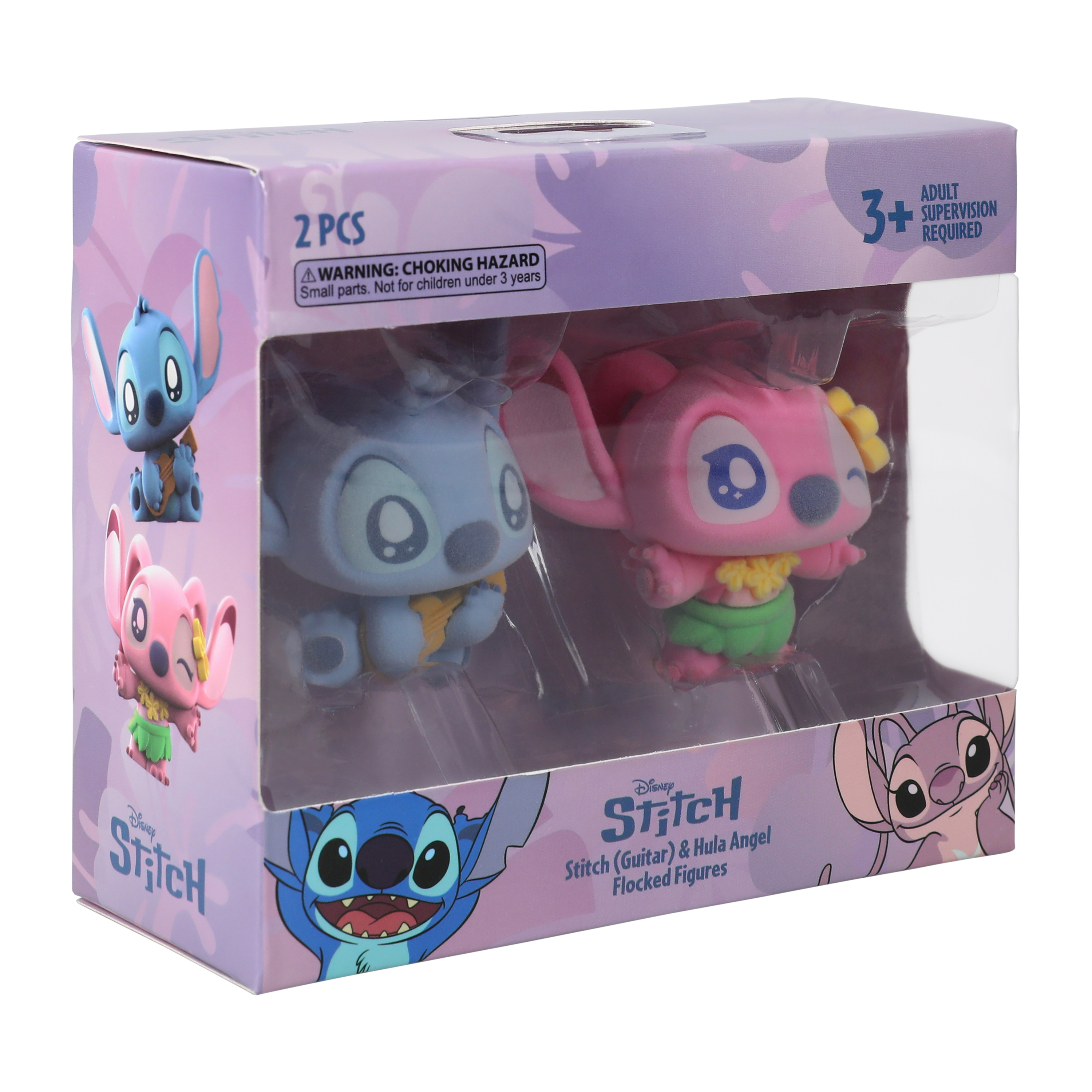Disney Stitch Flocked Figures 2-Pack