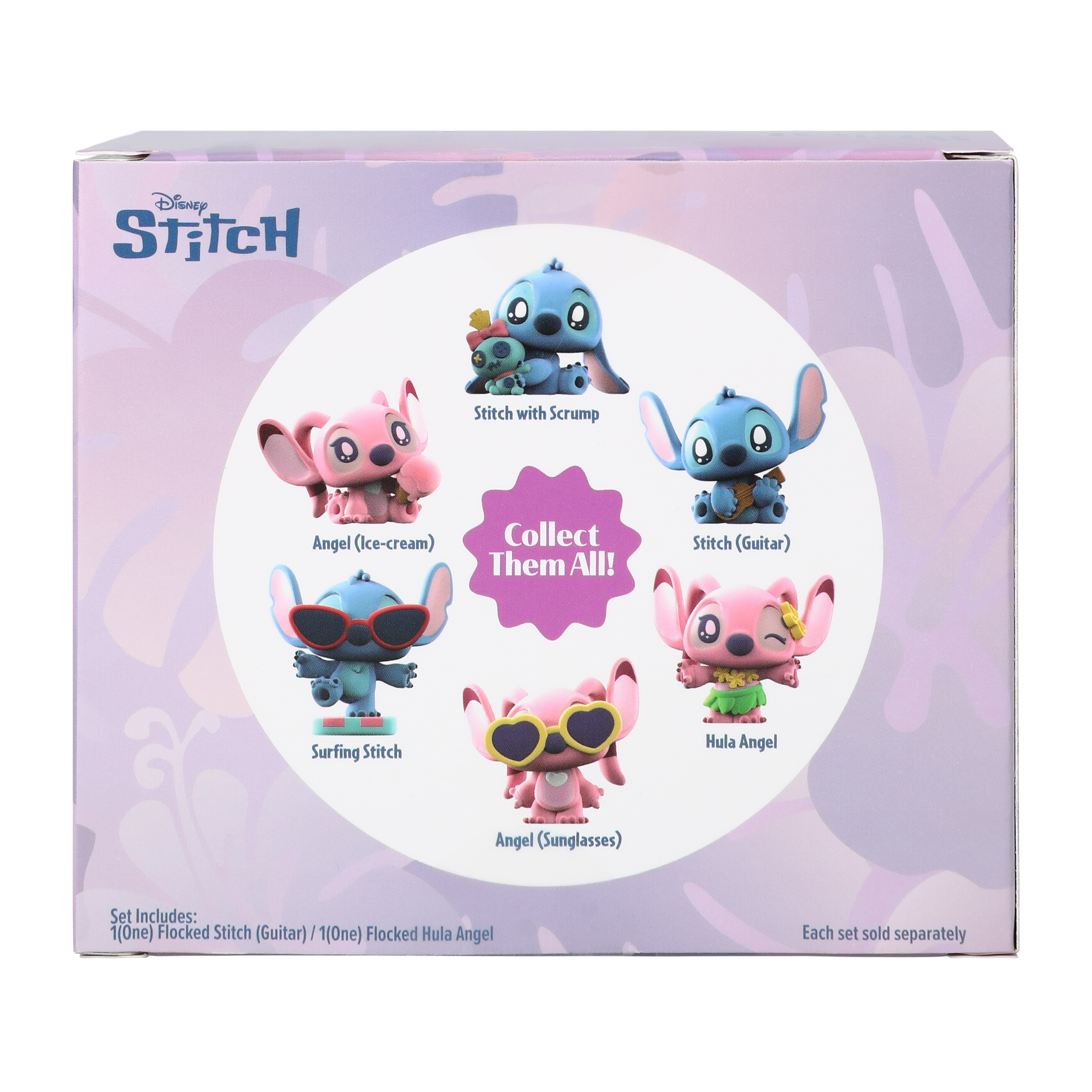 Disney Stitch Flocked Figures 2-Pack
