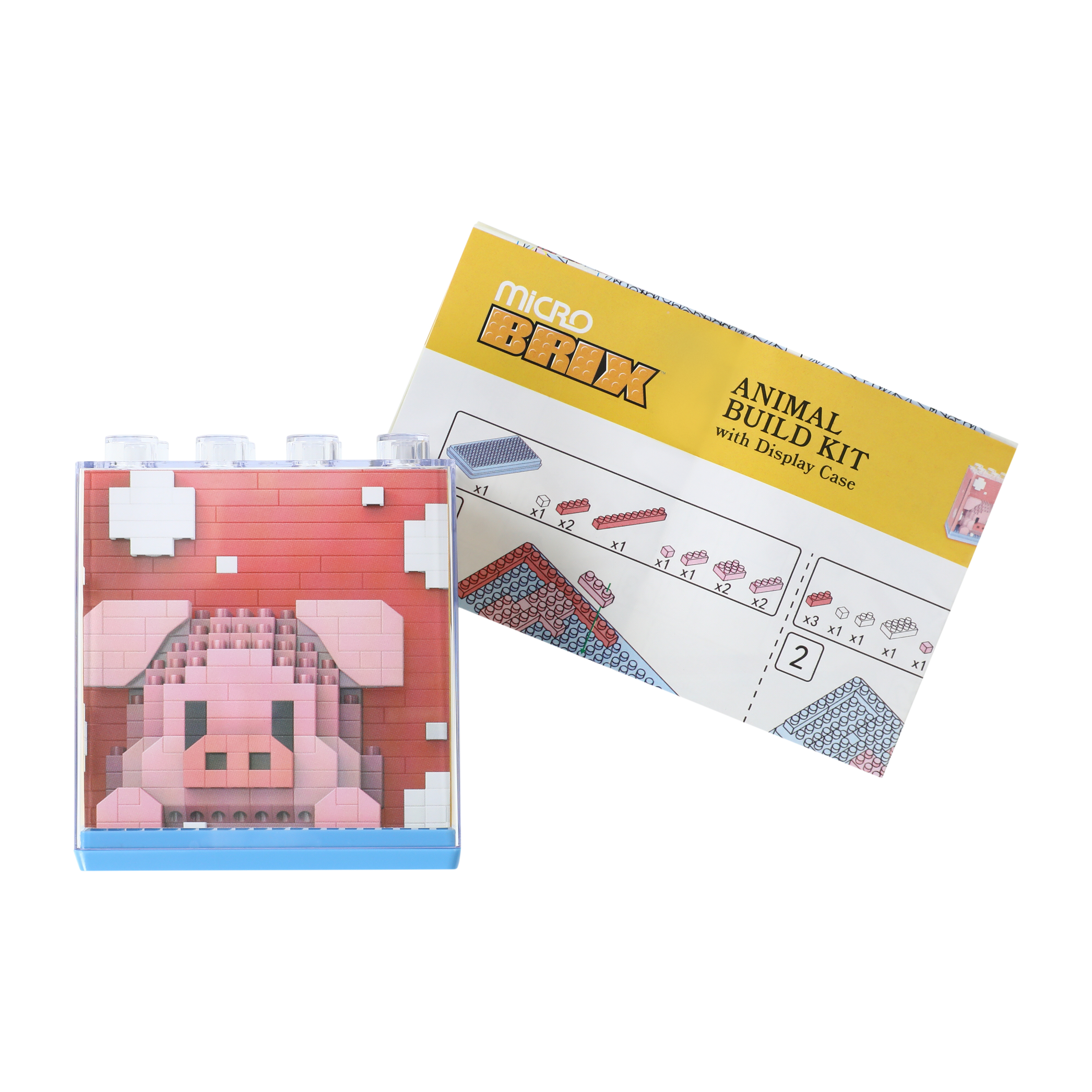 Micro Brix™ Animal Build Kit With Display Case