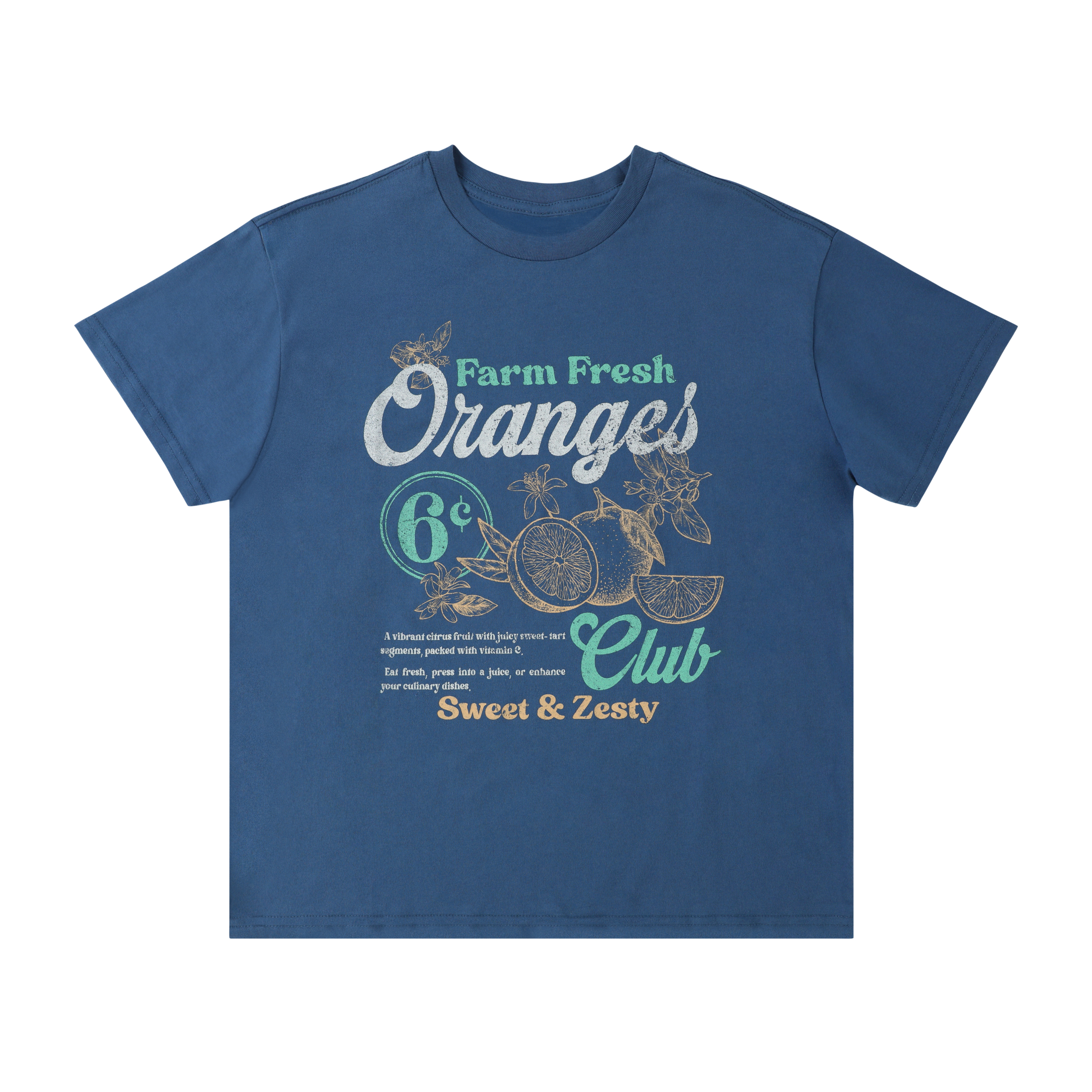 Farm Fresh Oranges Club Graphic Tee | Five Below