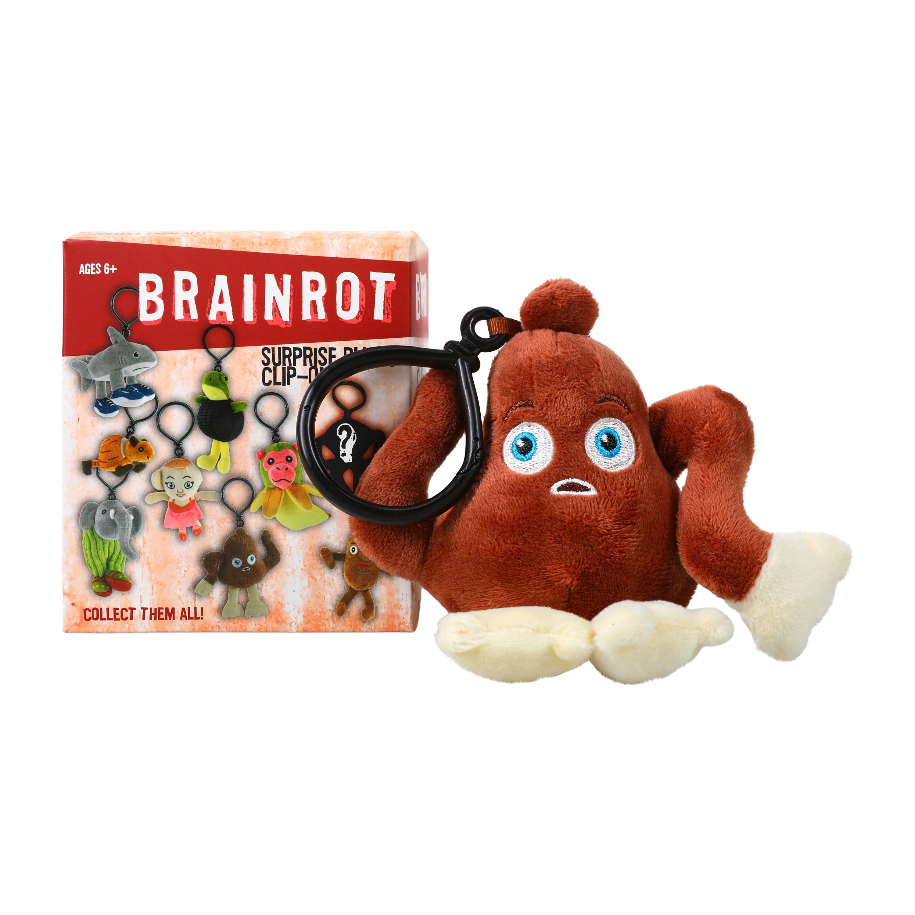 Brainrot Surprise Plush Clip-On Toy (Styles May Vary) | Five Below