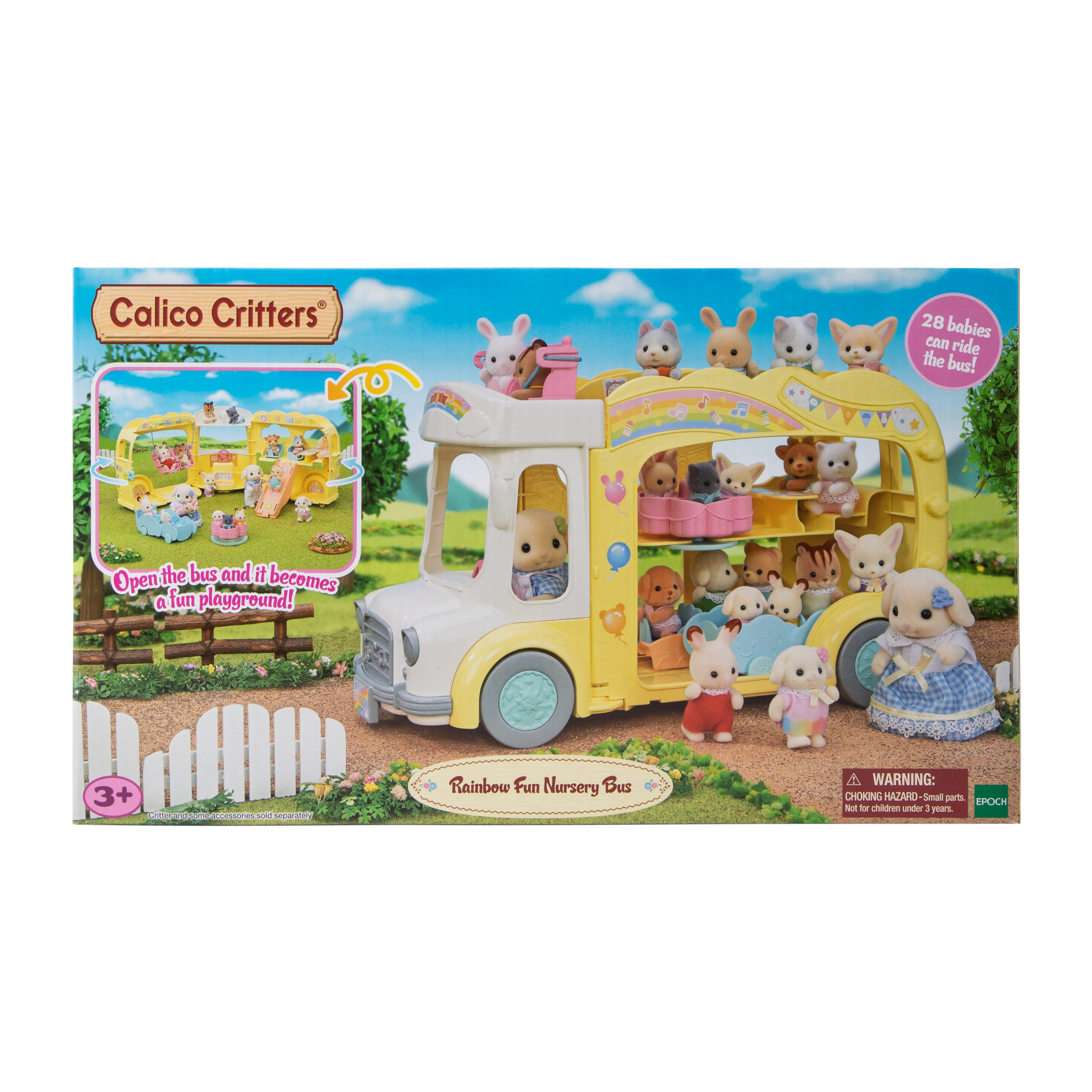 Calico Critters® Rainbow Fun Nursery Bus Set