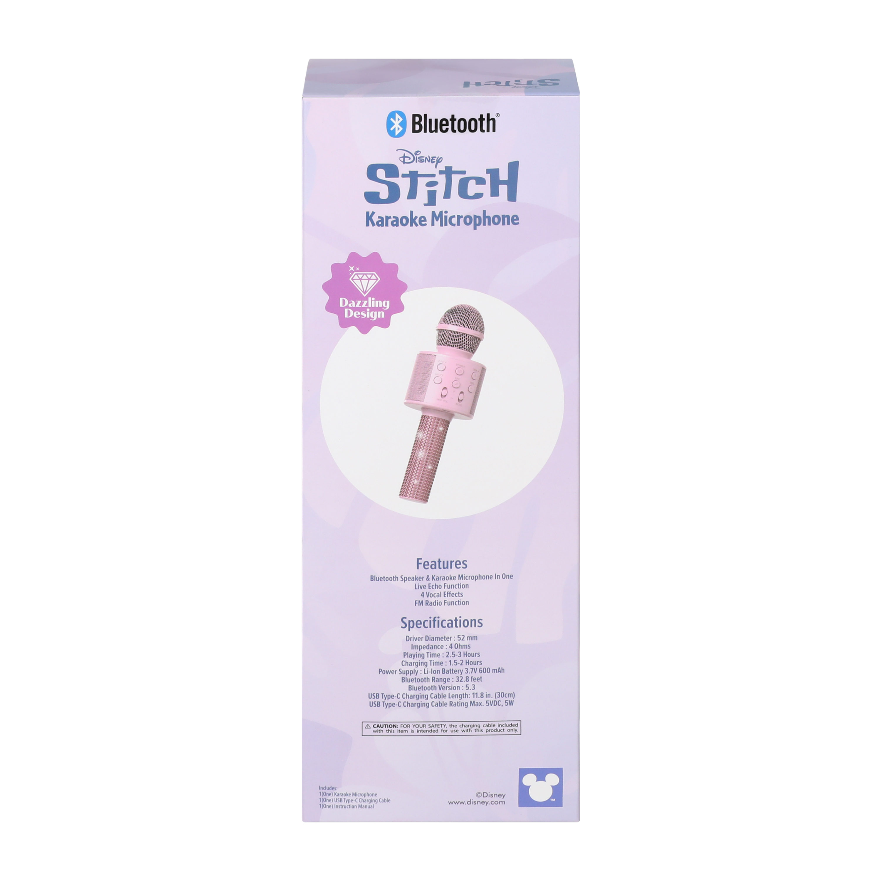 Disney Stitch Karaoke Microphone