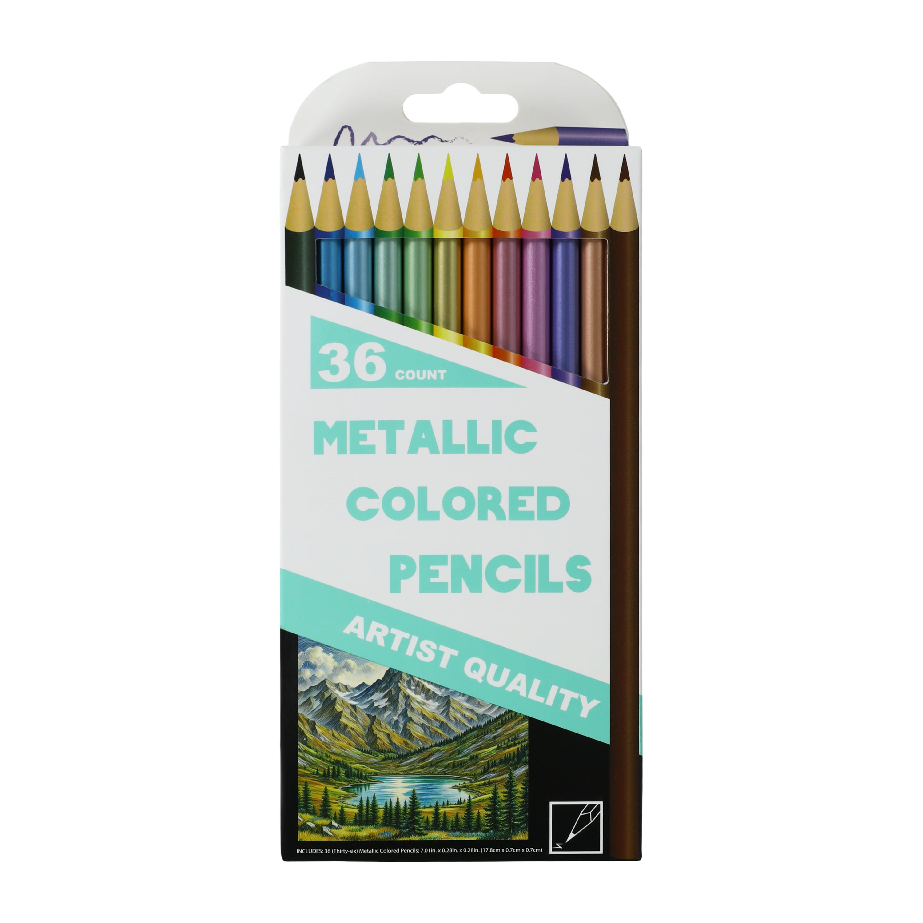 Lapices Metalicos 36 Colores Pa Que Tus Dibujos Brillan Duro 2