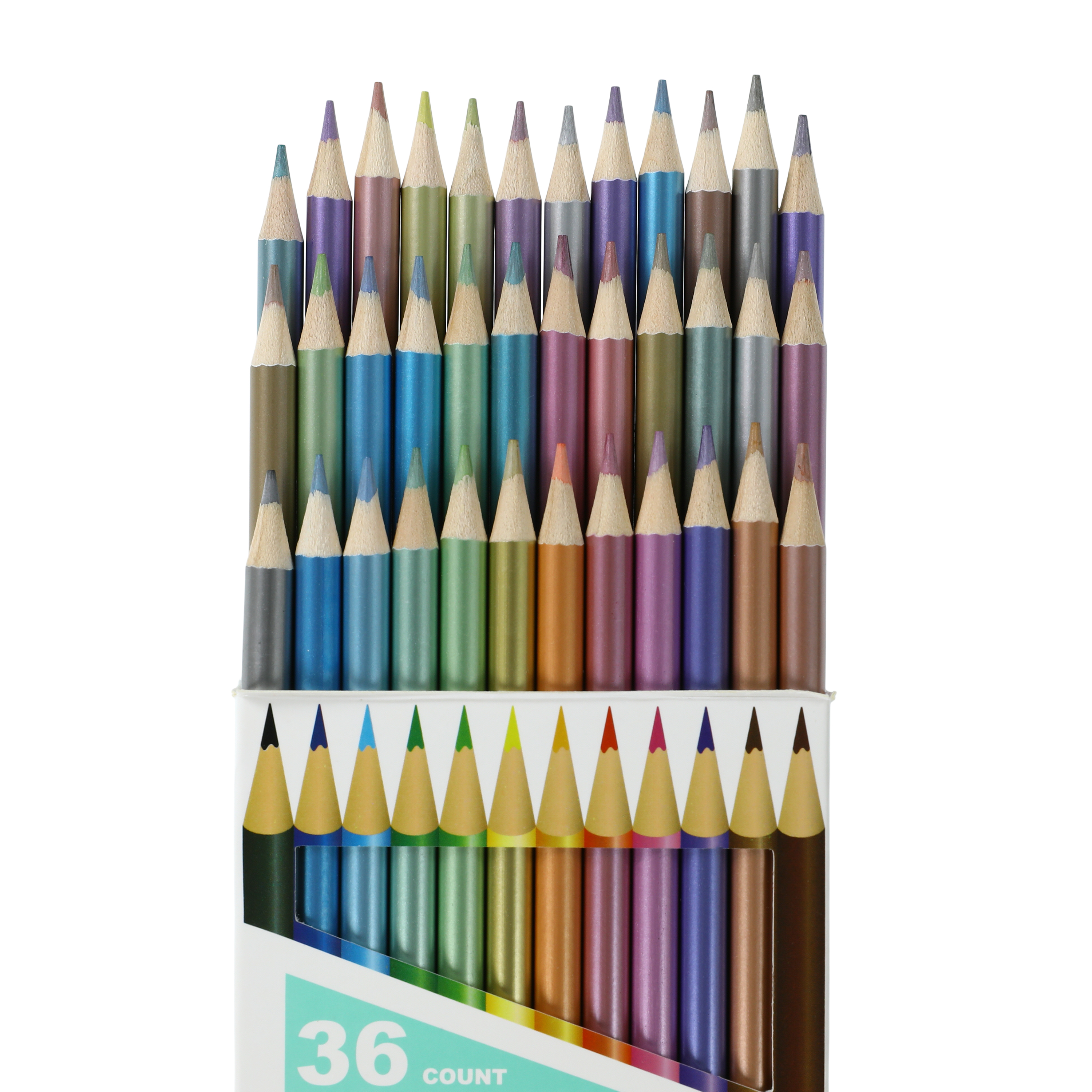 Lapices Metalicos 36 Colores Pa Que Tus Dibujos Brillan Duro 3