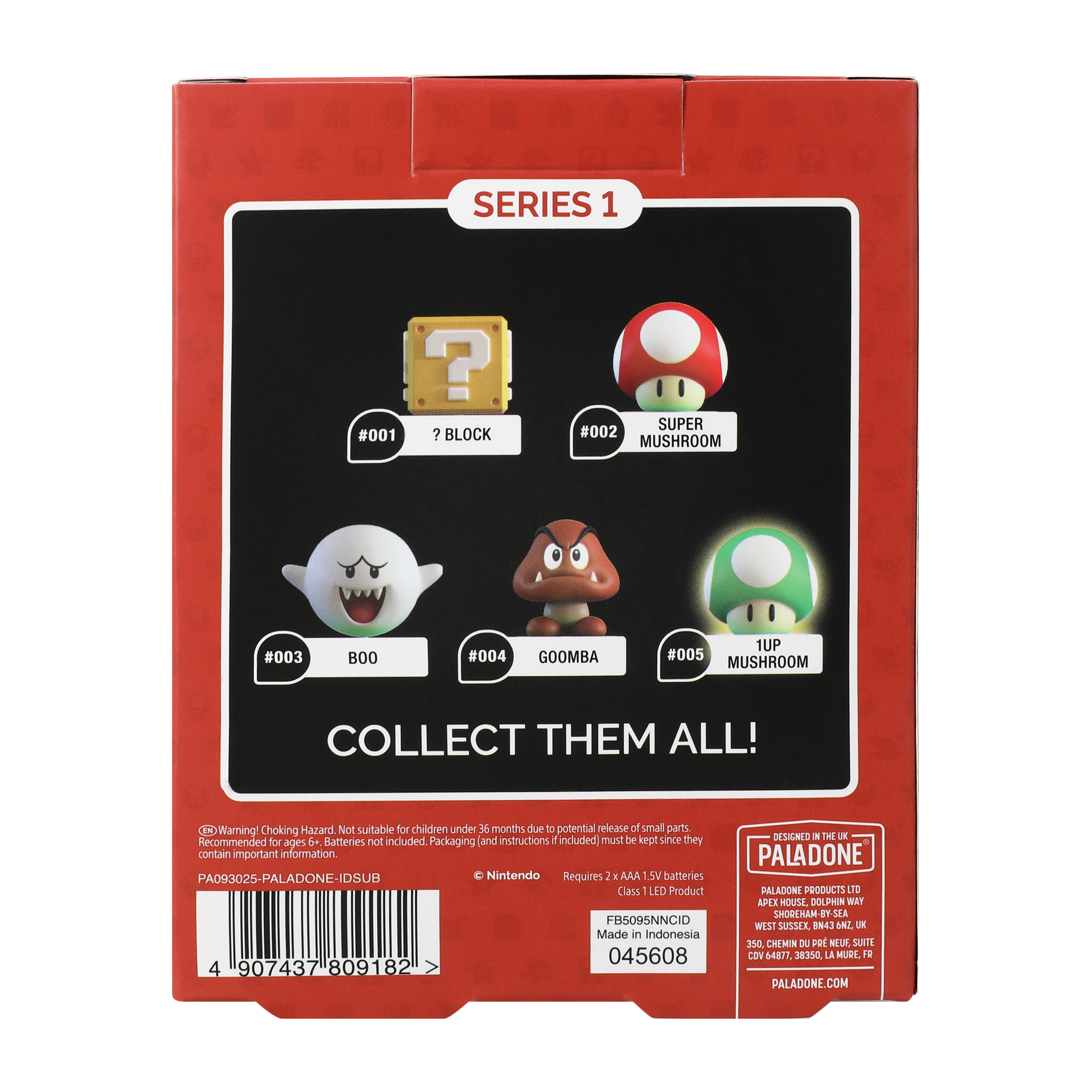 Icons Super Mario™ 1Up Mushroom Light